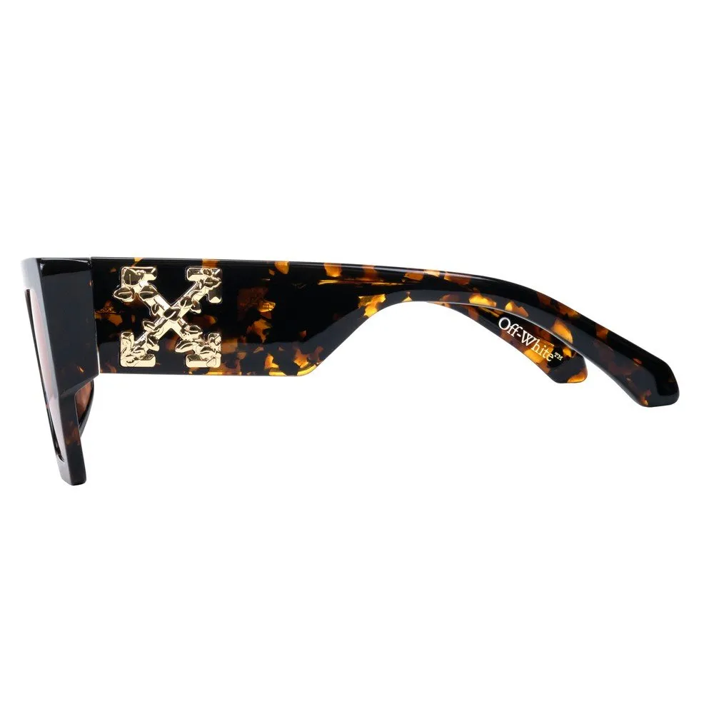 Off-White OW1072 CATALINA 162 Occhiali da sole Acetato Havana Arancione Cat Eye Normale - immagine 3