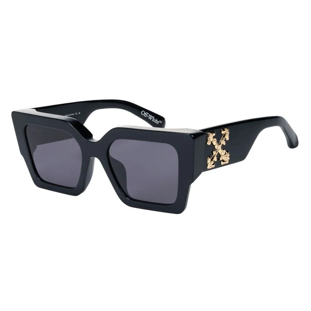 Off-White OW1072 CATALINA 091 Occhiali da sole Acetato Nero Grigio Cat Eye Normale - immagine 1