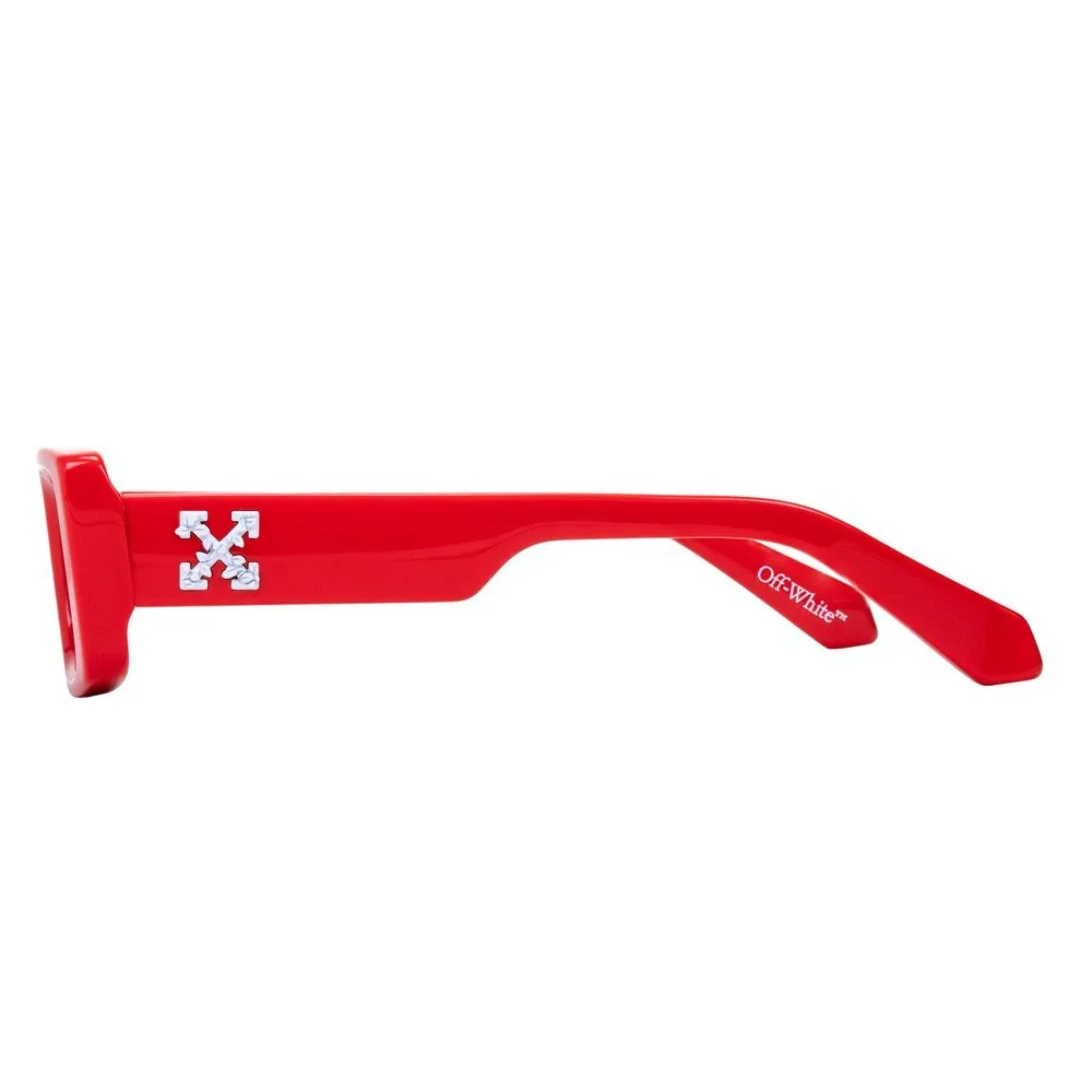 Off-White OW1071 ARTHUR 326 Occhiali da sole Acetato Rosso Marrone Squadrata Normale - immagine 3