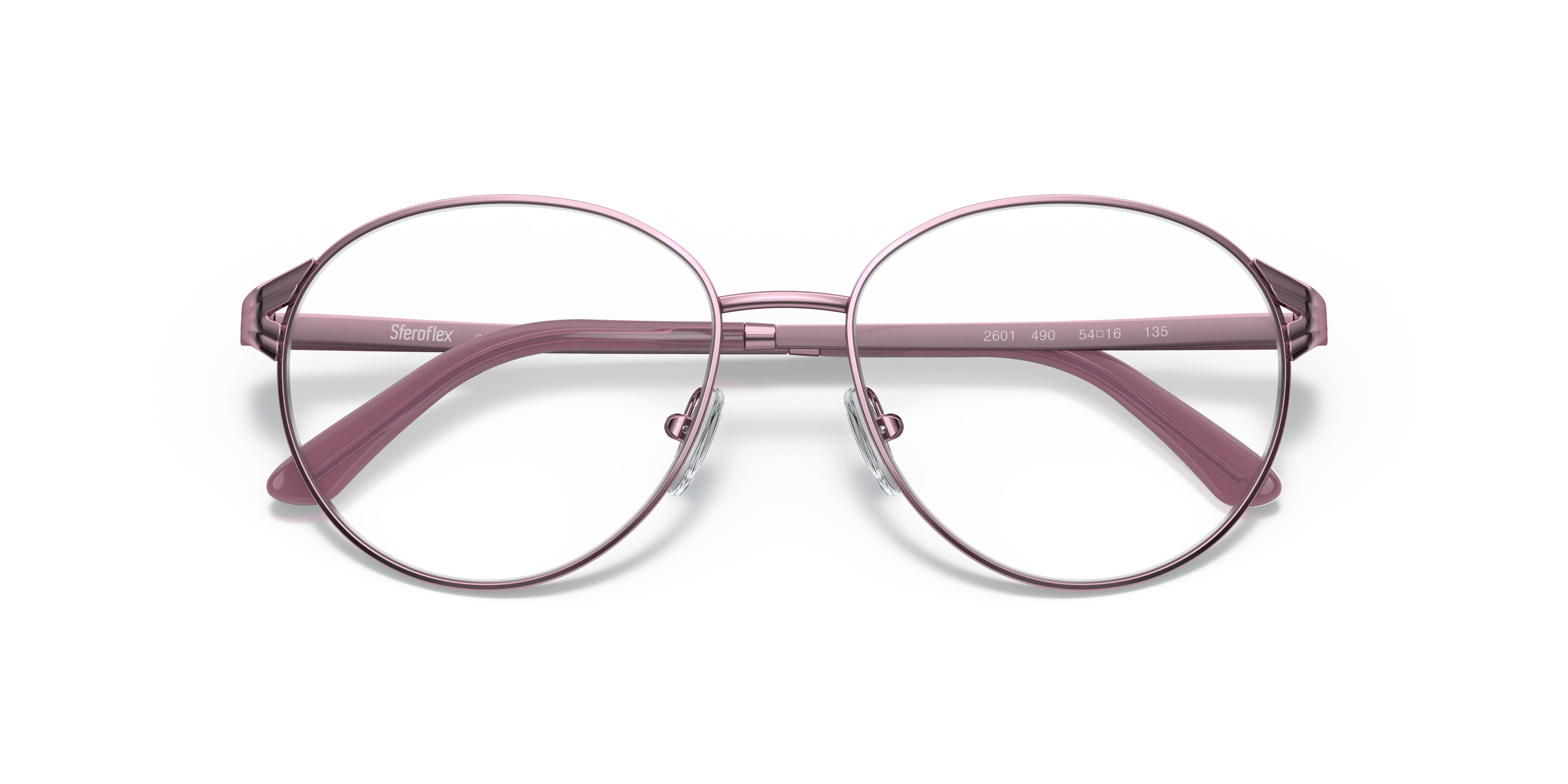 Sferoflex SF2601 490 Montature da vista Metallo Rosa Trasparente Pantos - immagine 2