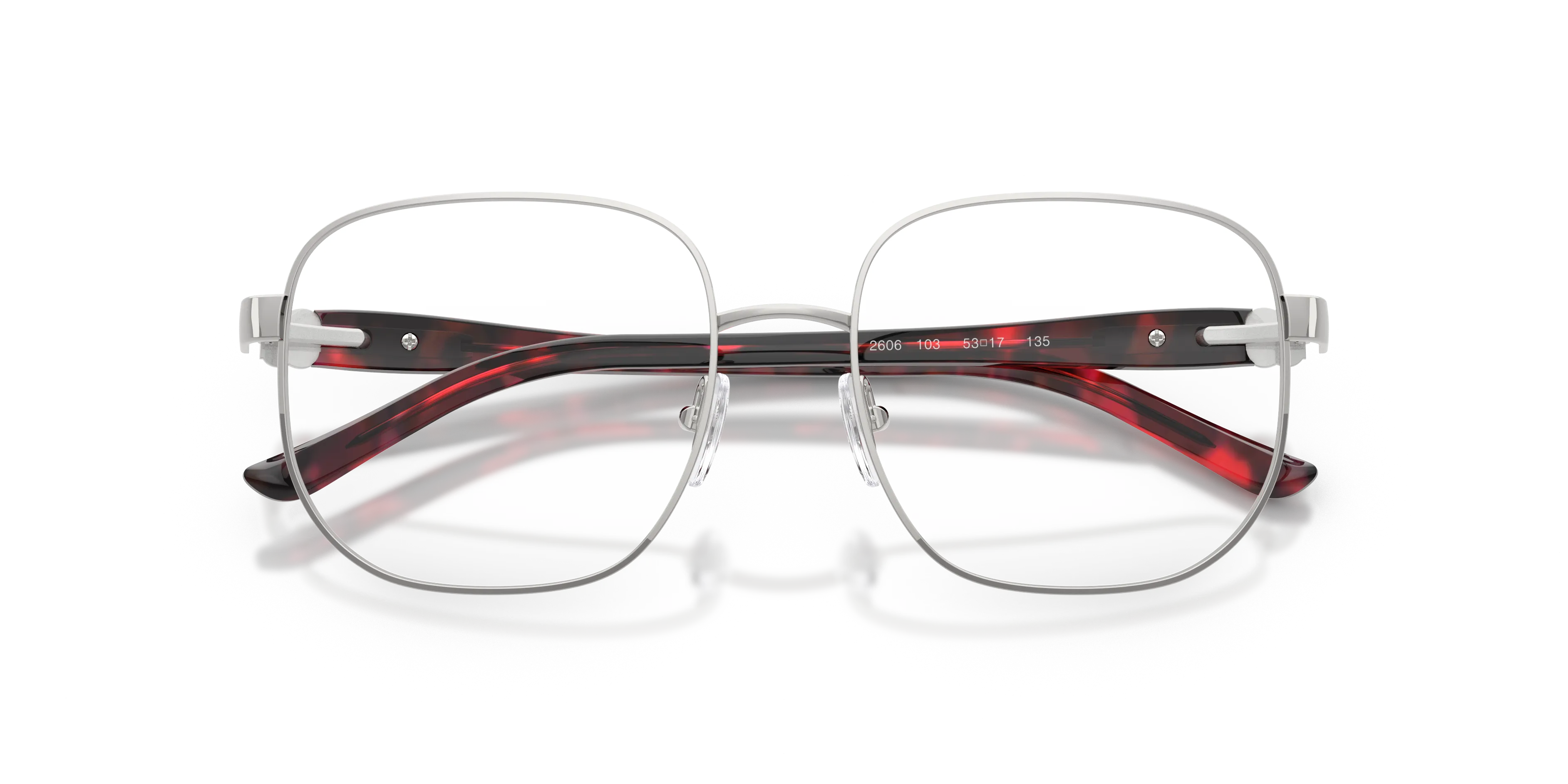 Sferoflex SF2606 103 Montature da vista Metallo Argento Trasparente Squadrata - immagine 2