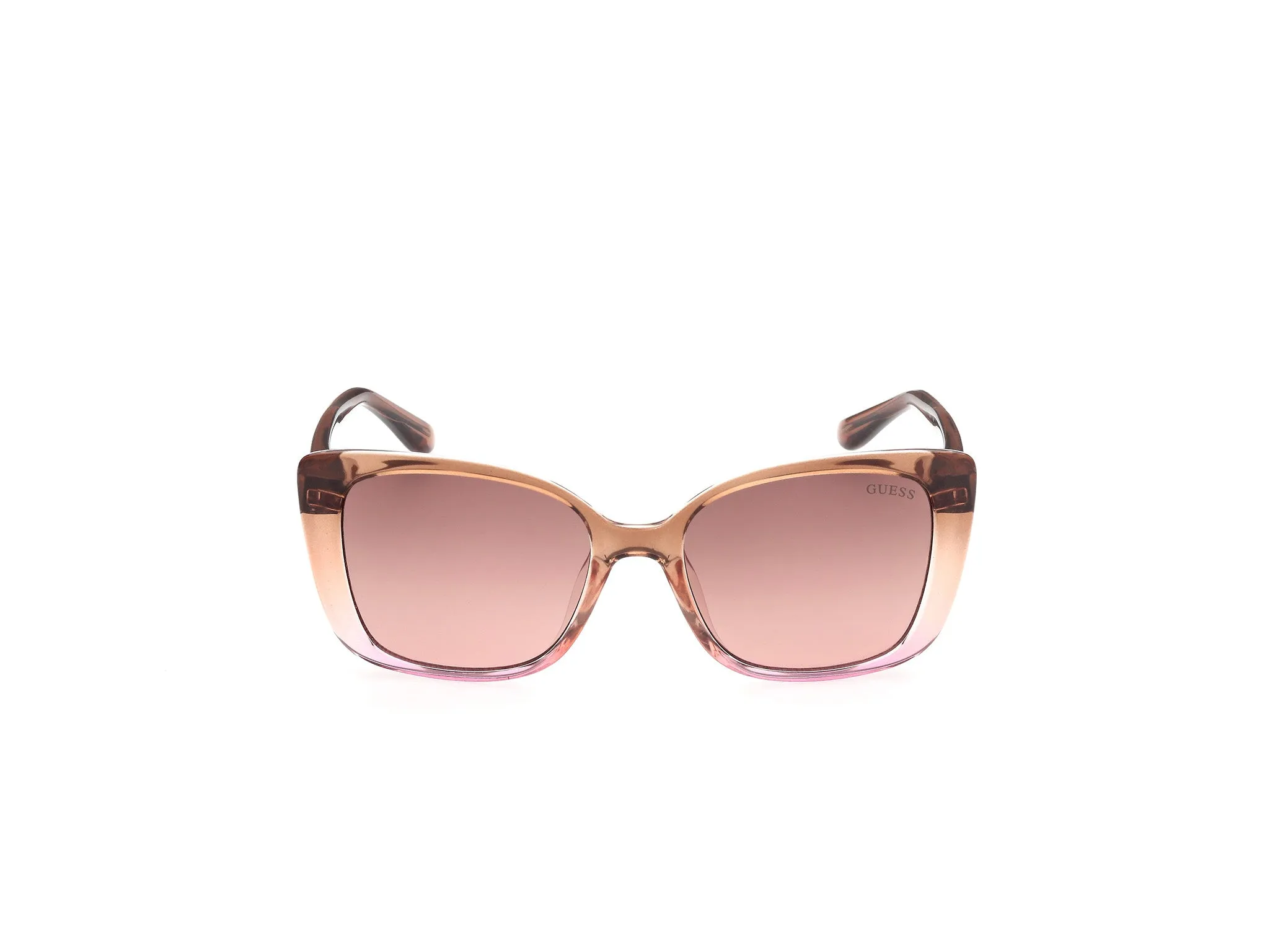 Guess GU9208 59F Occhiali da sole Iniettato Beige Marrone Squadrata Normale Sfumato - immagine 2