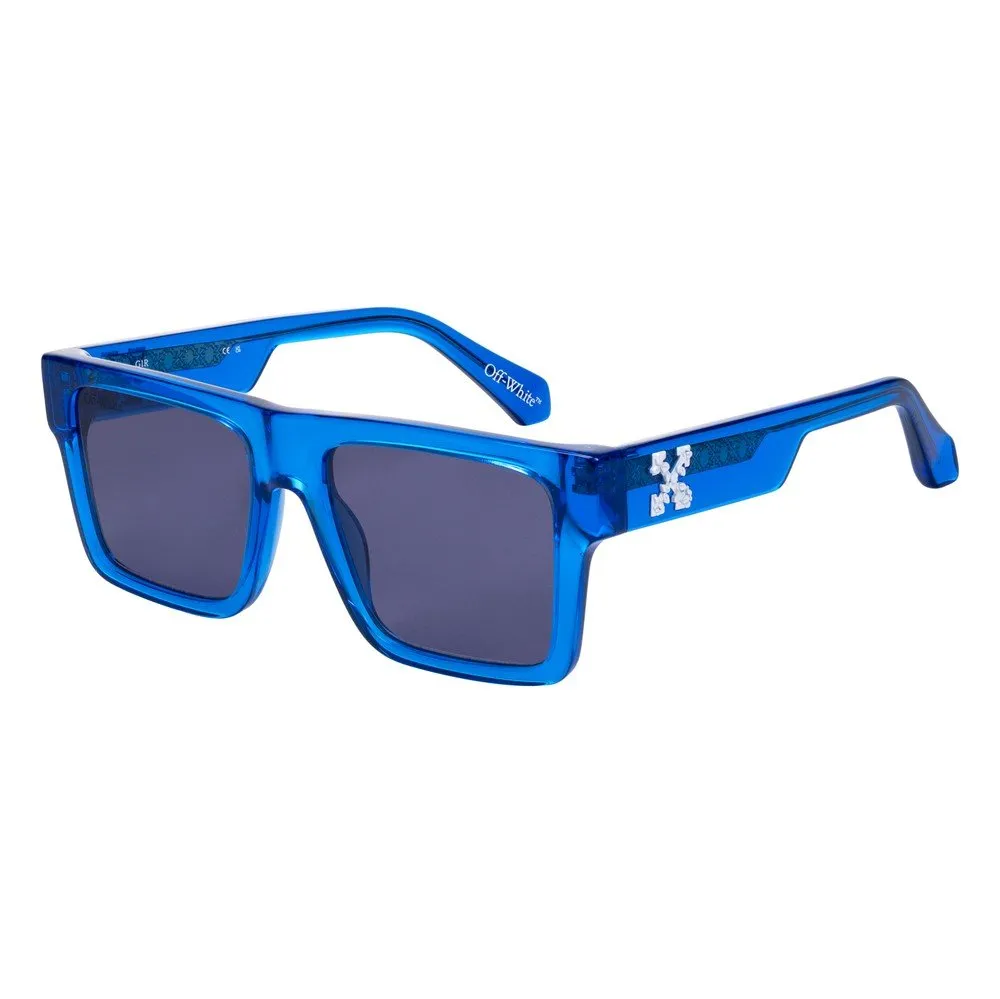 Off-White OW1070 LAWTON 636 Occhiali da sole Acetato Blu Viola Squadrata Normale - immagine 1