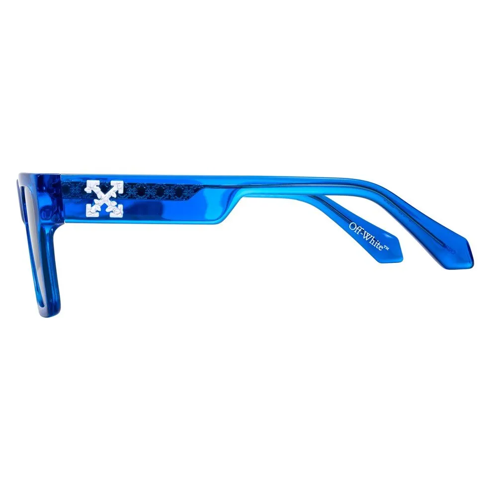 Off-White OW1070 LAWTON 636 Occhiali da sole Acetato Blu Viola Squadrata Normale - immagine 3