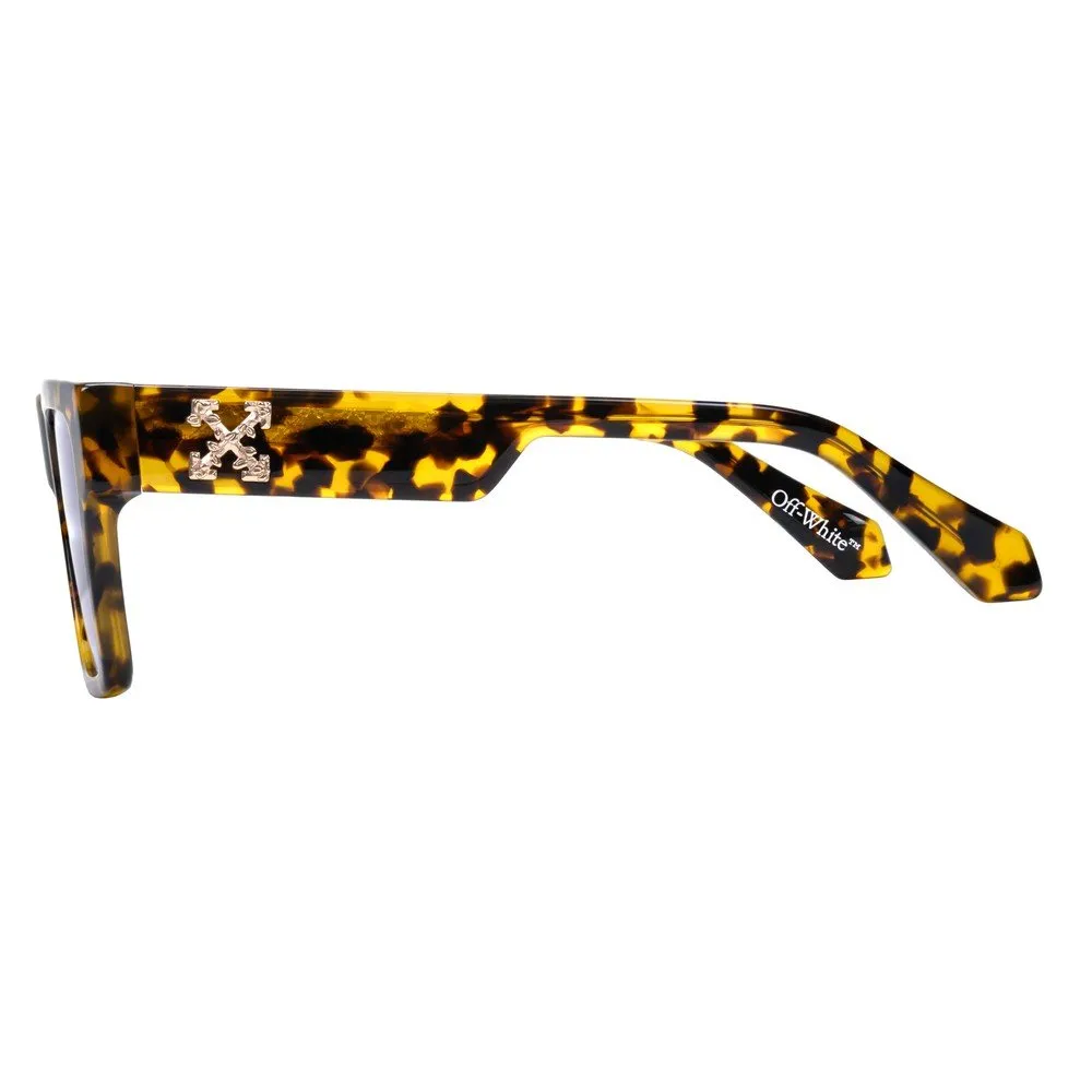 Off-White OW1070 LAWTON 120 Occhiali da sole Acetato Havana Viola Squadrata Normale - immagine 3