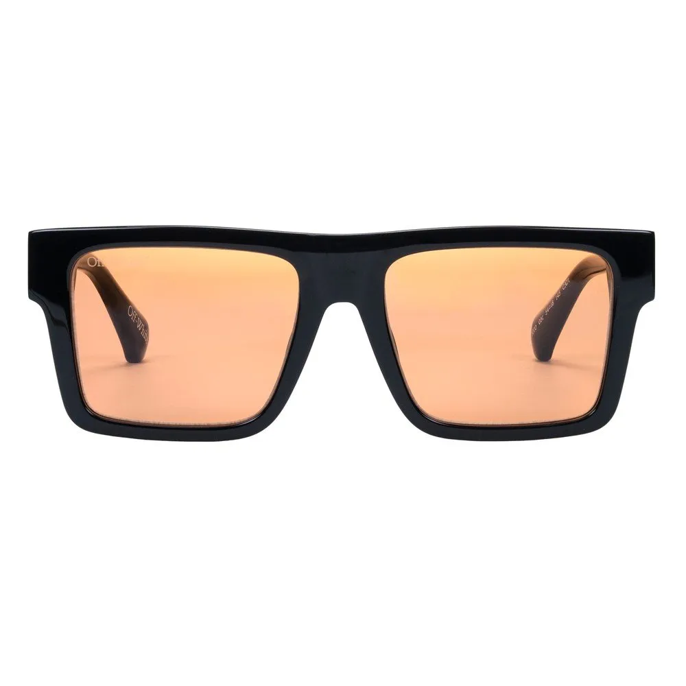 Off-White OW1070 LAWTON 031 Occhiali da sole Acetato Nero Arancione Squadrata Normale - immagine 2