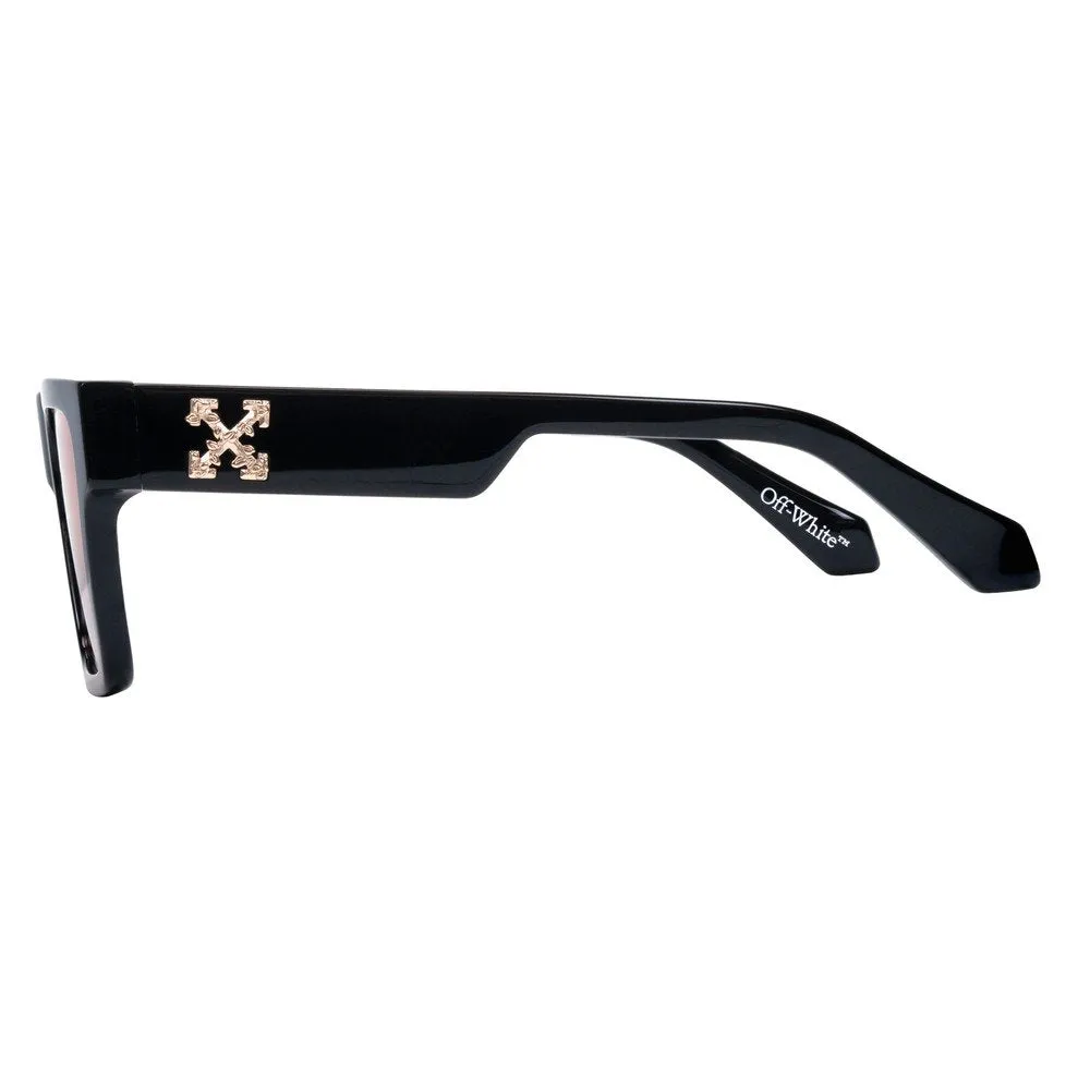 Off-White OW1070 LAWTON 031 Occhiali da sole Acetato Nero Arancione Squadrata Normale - immagine 3