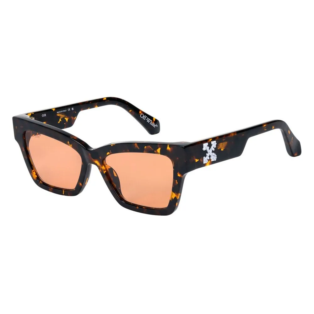Off-White OW1069 Cincinnati 162 Occhiali da sole Acetato Havana Arancione Cat Eye Normale - immagine 1