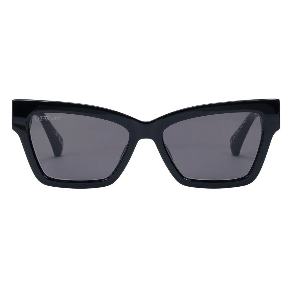 Off-White OW1069 Cincinnati 091 Occhiali da sole Acetato Nero Grigio Cat Eye Normale - immagine 2