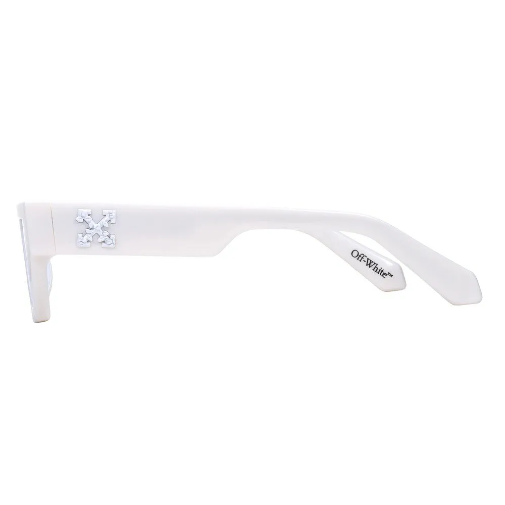 Off-White OW1068 MANCHESTER 824 Occhiali da sole Acetato Bianco Blu Cat Eye Normale - immagine 3