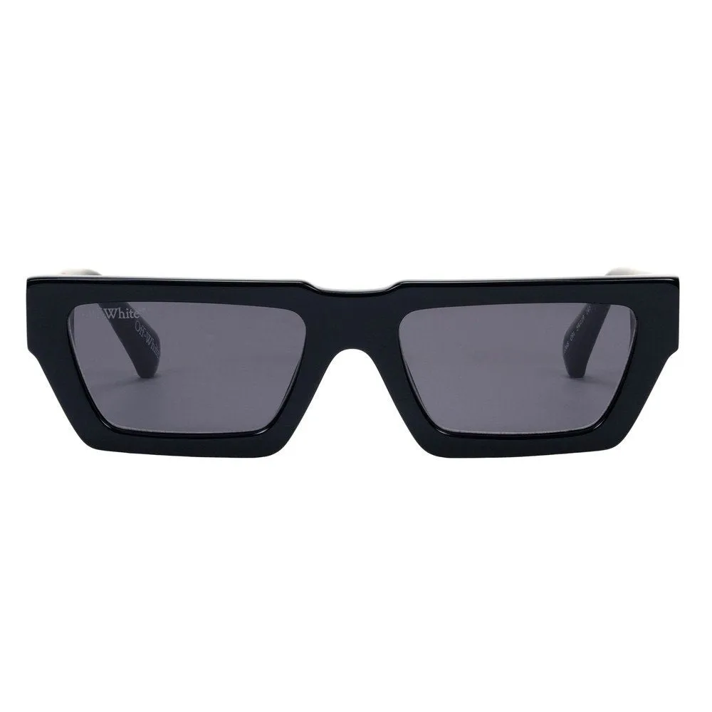Off-White OW1068 MANCHESTER 091 Occhiali da sole Acetato Nero Grigio Cat Eye Normale - immagine 2