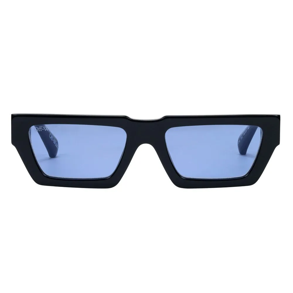 Off-White OW1068 MANCHESTER 061 Occhiali da sole Acetato Nero Blu Cat Eye Normale - immagine 2