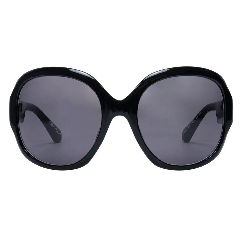 Off-White OW1067 ELLINGTON 091 Occhiali da sole Acetato Nero Grigio Squadrata Normale - immagine 2