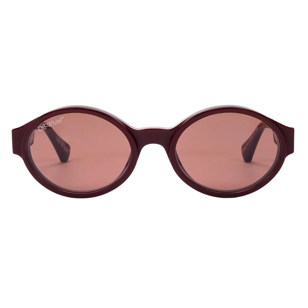 Off-White OW1066 SINCLAIR 253 Occhiali da sole Acetato Bordeaux Rosso Rotonda Normale - immagine 2