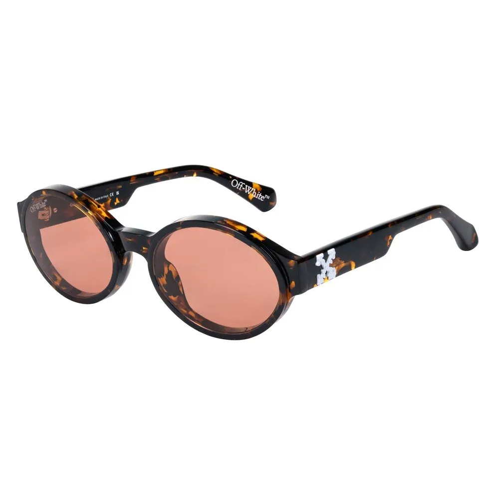 Off-White OW1066 SINCLAIR 162 Occhiali da sole Acetato Havana Marrone Rotonda Normale - immagine 1