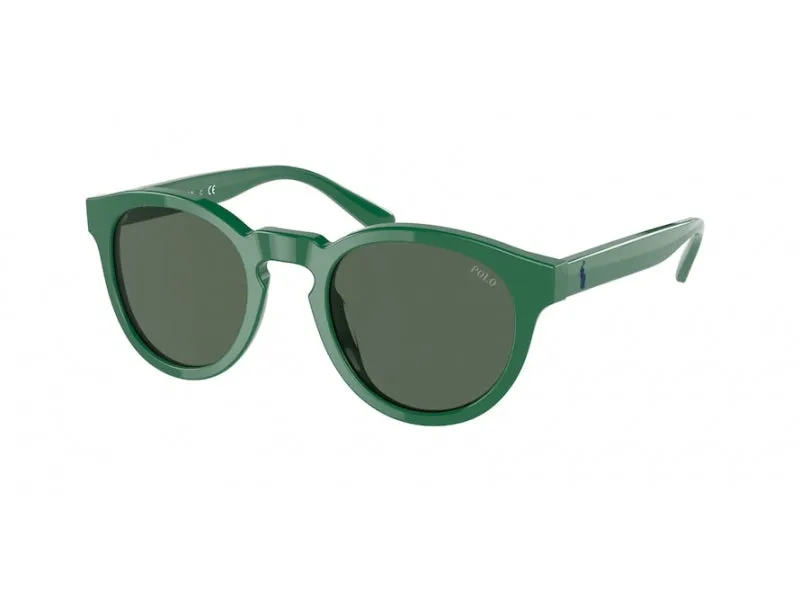 Polo Ralph Lauren PH4184 601771 Occhiali da sole Acetato Verde Verde Pantos Normale - immagine 1