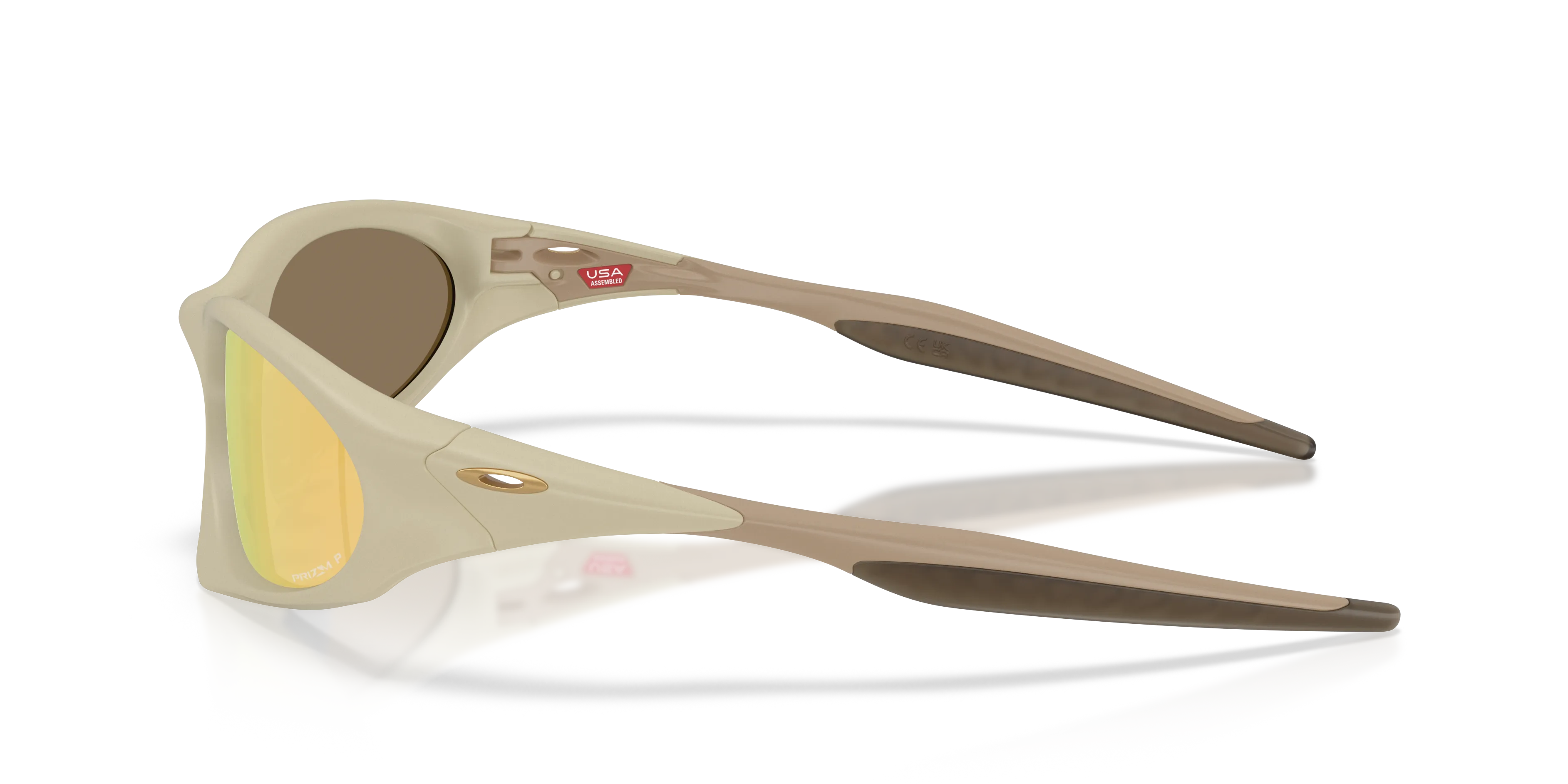Oakley OO9539 SUTURE COAT 953910 Occhiali da sole O_Matter Beige Oro Rotonda Polarizzata - immagine 4