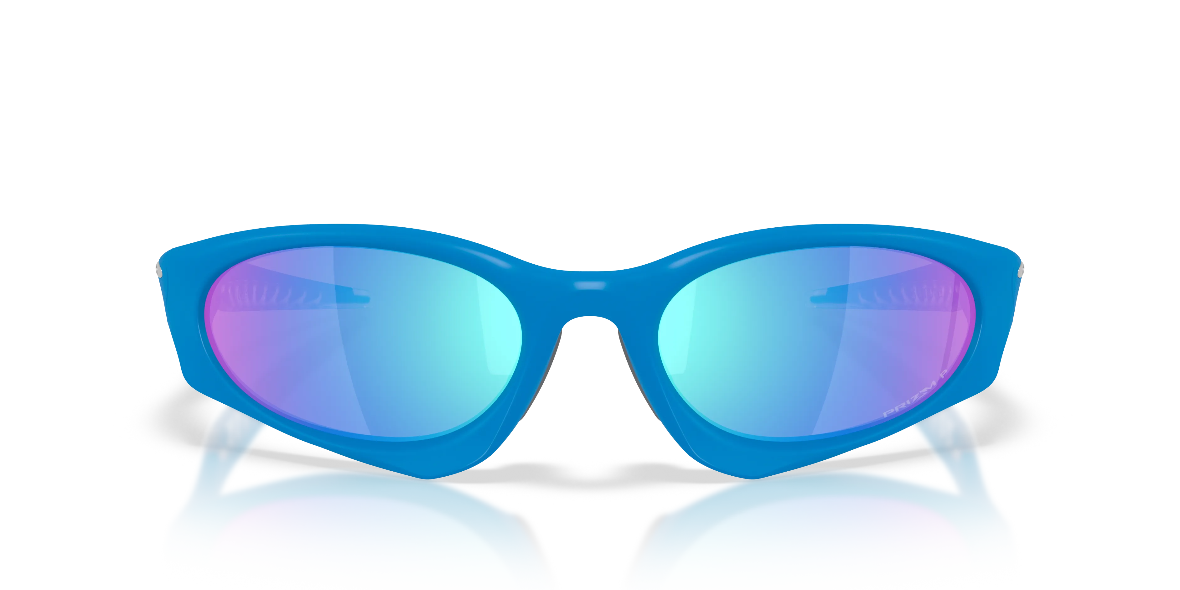 Oakley OO9539 SUTURE COAT 953909 Occhiali da sole O_Matter Blu Blu Rotonda Polarizzata - immagine 3