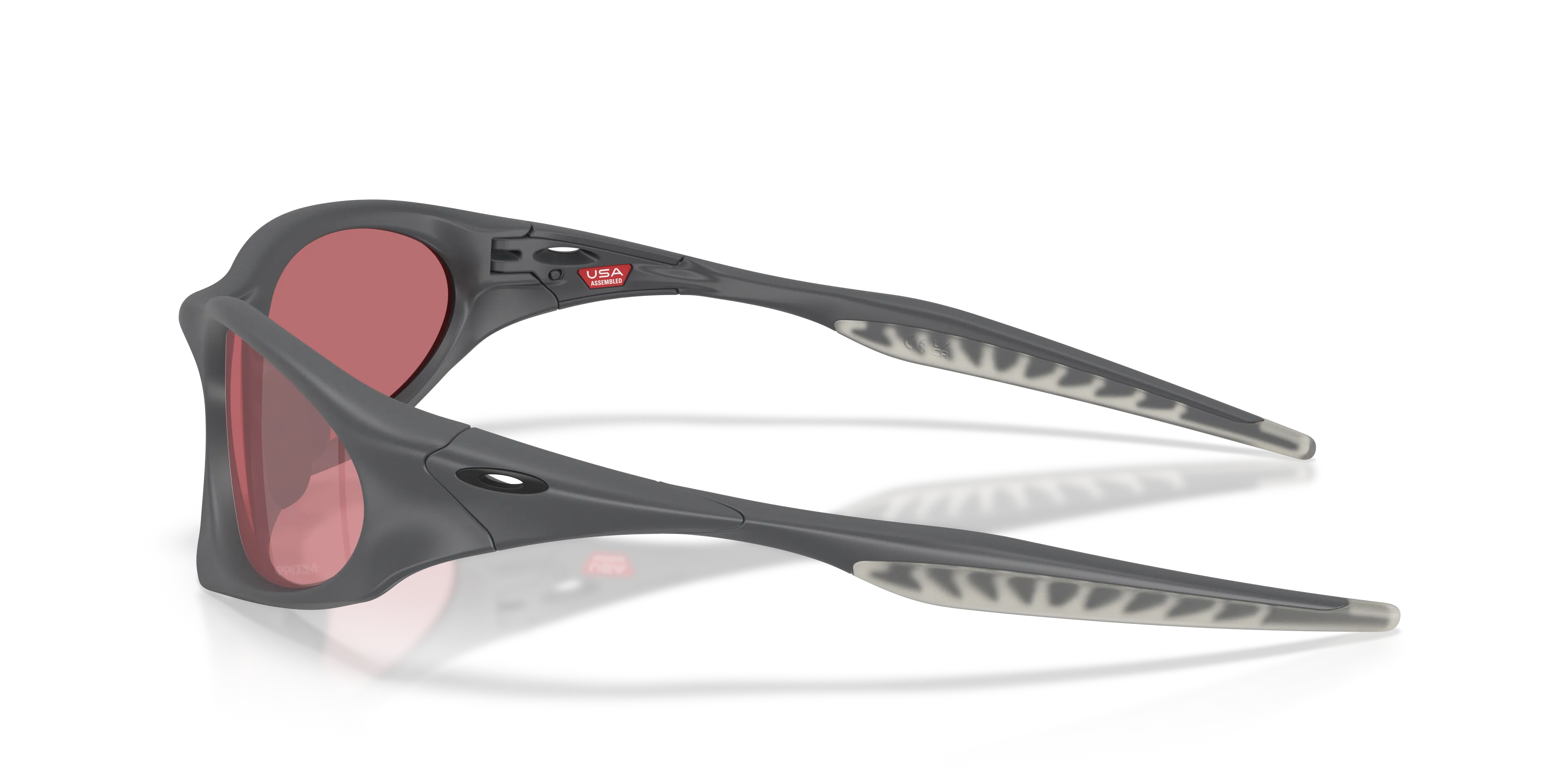 Oakley OO9539 SUTURE COAT 953908 Occhiali da sole O_Matter Grigio Viola Rotonda Normale - immagine 4