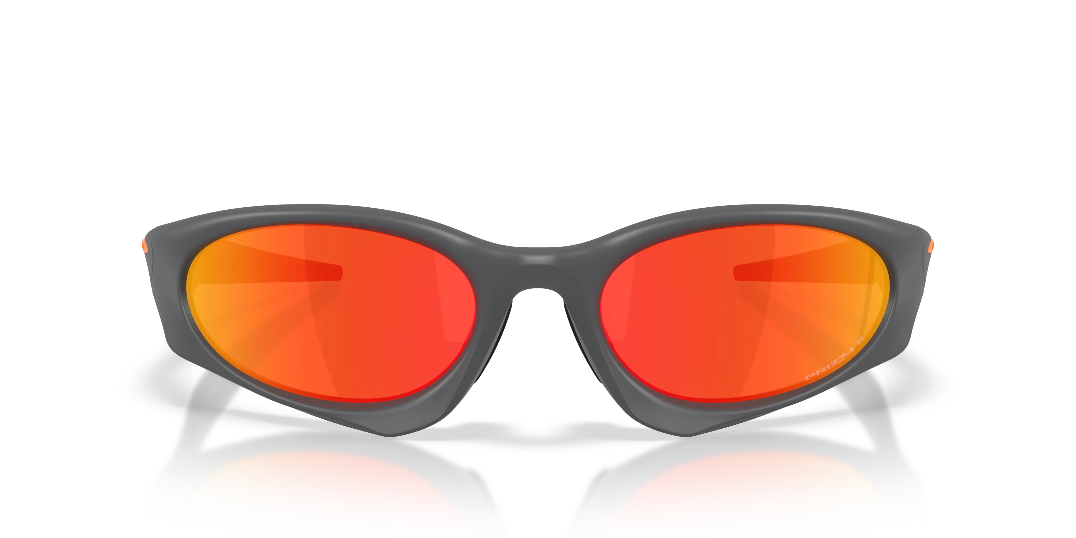 Oakley OO9539 SUTURE COAT 953907 Occhiali da sole O_Matter Grigio Rosso Rotonda Polarizzata - immagine 3