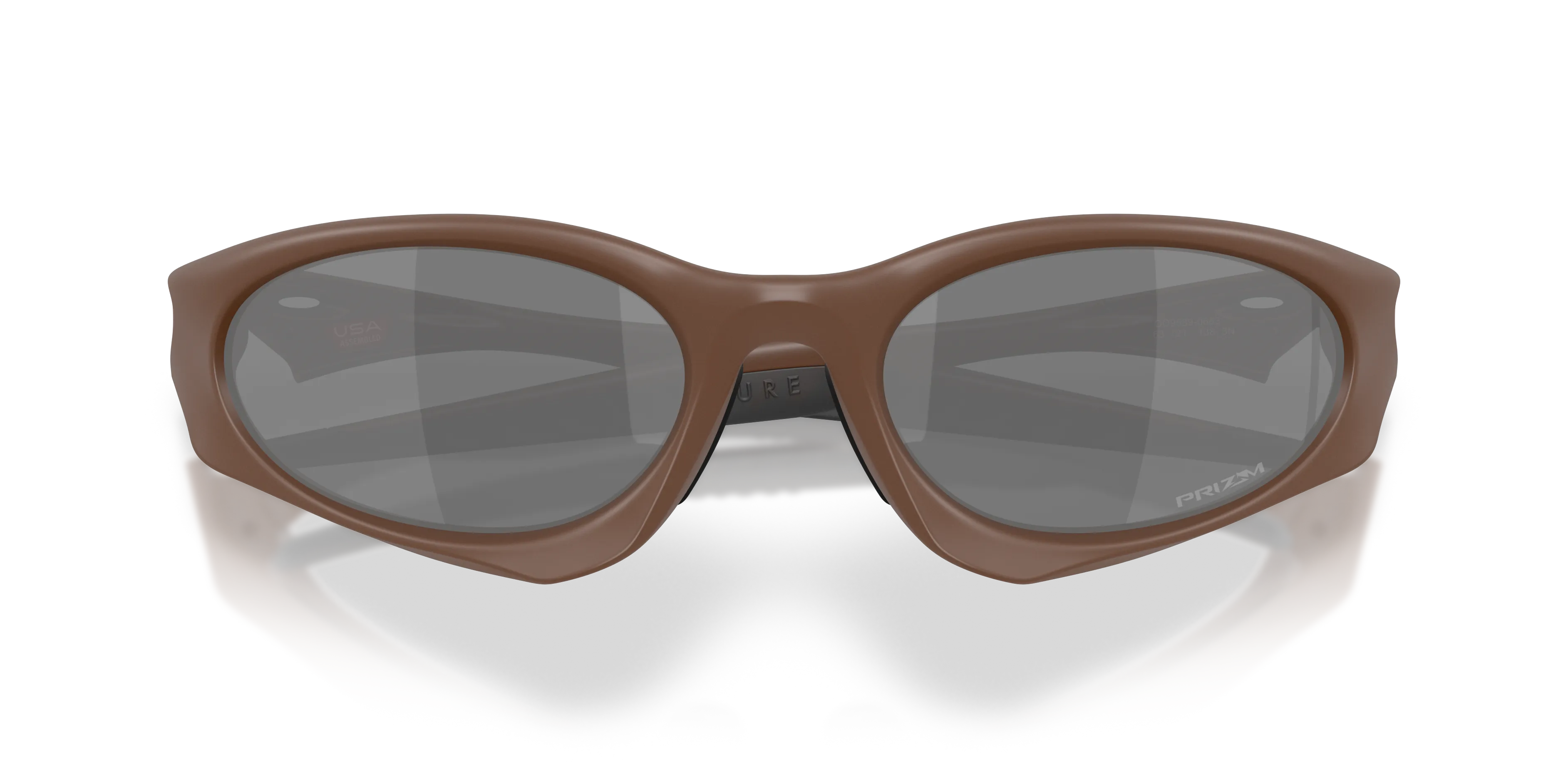 Oakley OO9539 SUTURE COAT 953906 Occhiali da sole O_Matter Marrone Grigio Rotonda Normale - immagine 2