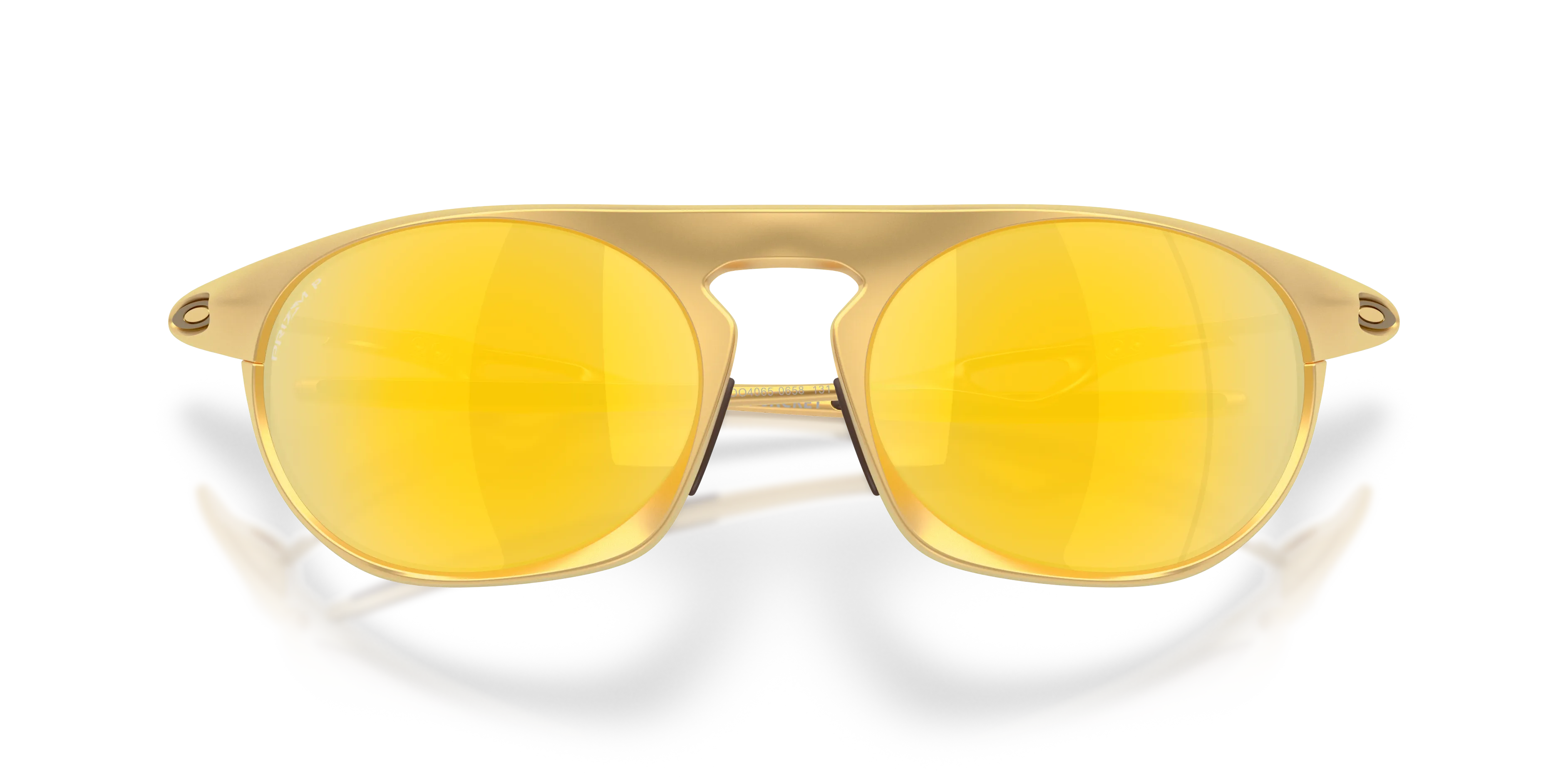 Oakley OO4065 NEO JACKET 406506 Occhiali da sole Alluminio Oro Oro Rotonda Polarizzata - immagine 2