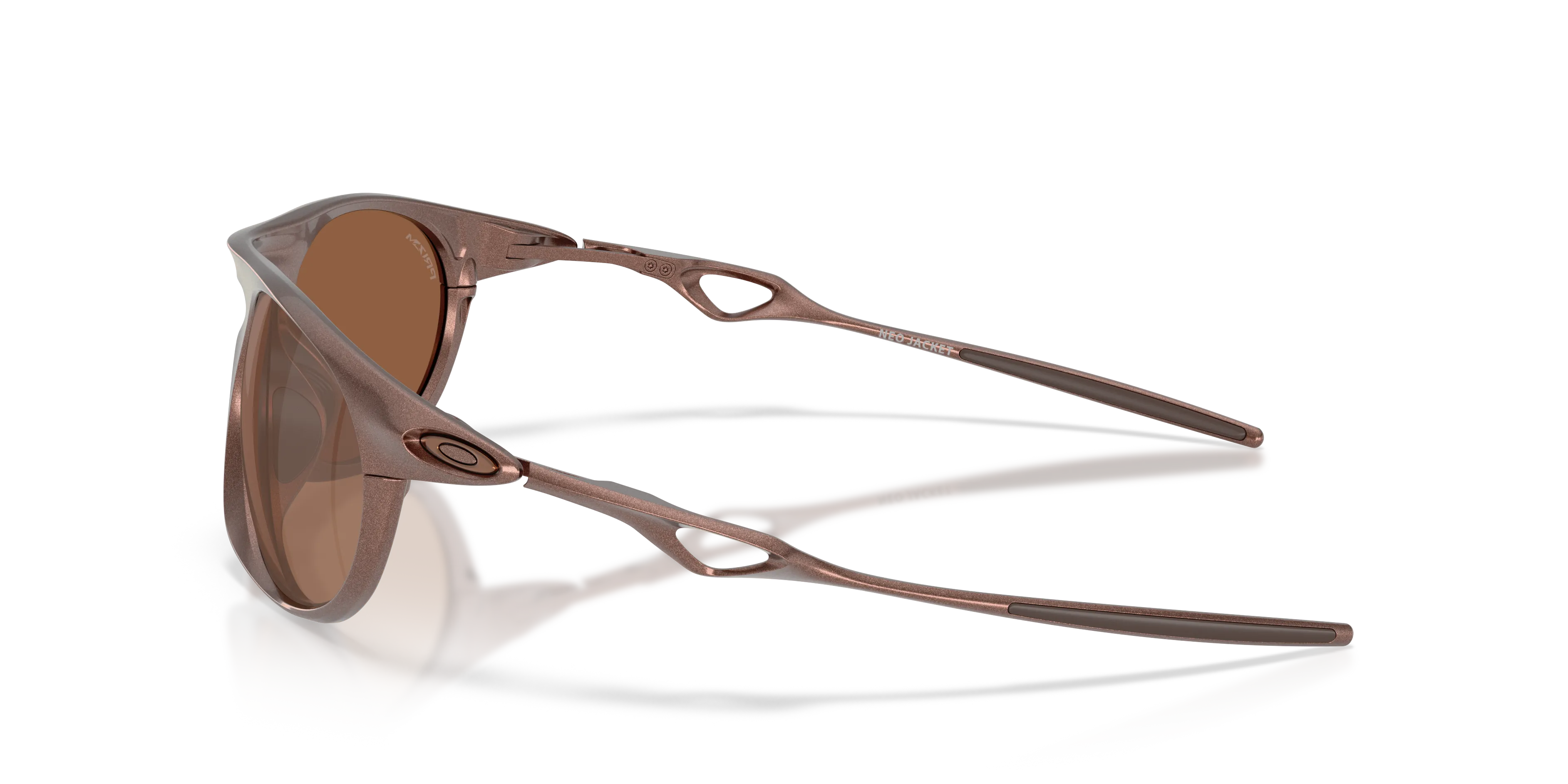 Oakley OO4065 NEO JACKET 406503 Occhiali da sole Alluminio Marrone Marrone Rotonda Normale - immagine 4