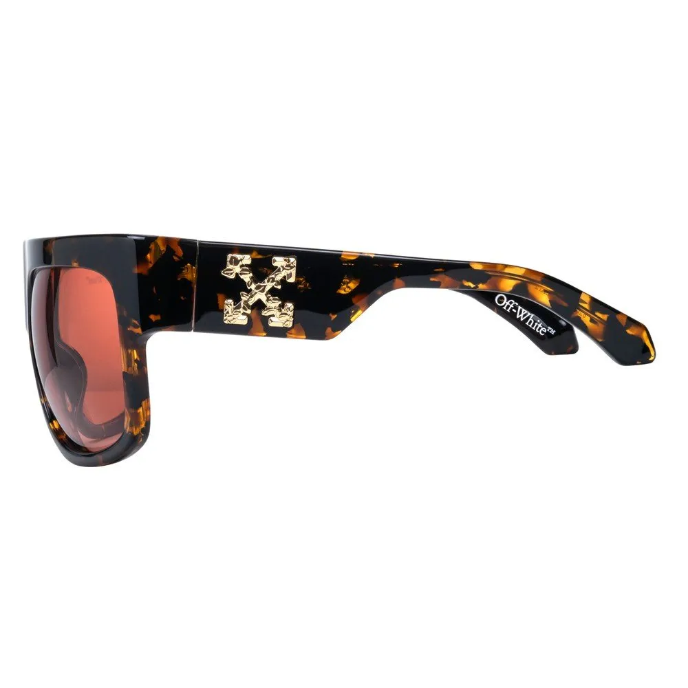 Off-White OW1065 CLIFFORD 162 Occhiali da sole Acetato Havana Arancione Avvolgente Normale - immagine 3