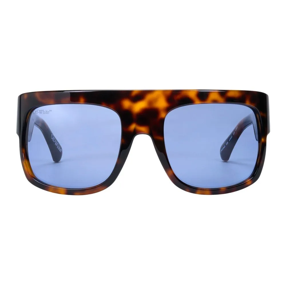 Off-White OW1065 CLIFFORD 128 Occhiali da sole Acetato Havana Blu Avvolgente Normale - immagine 2