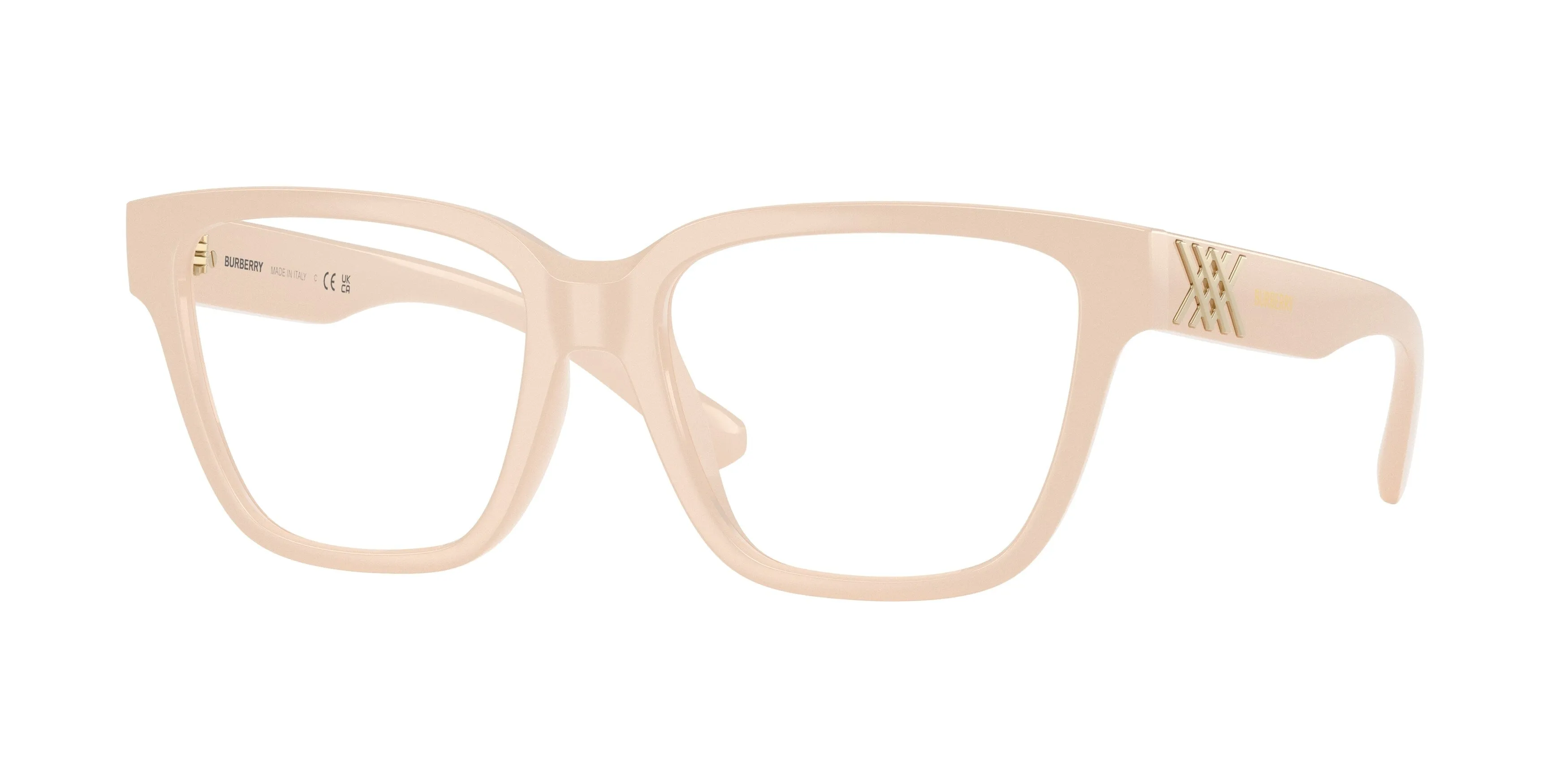 Burberry BE2457U 4223 Montature da vista Iniettato Rosa Trasparente Squadrata Normale - immagine 1