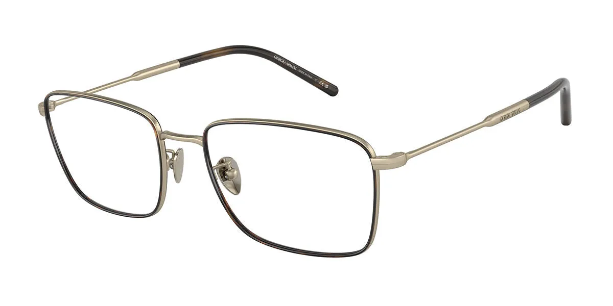 Giorgio Armani AR5127J 3002 Montature da vista Acciaio Oro Trasparente Squadrata Normale - immagine 1