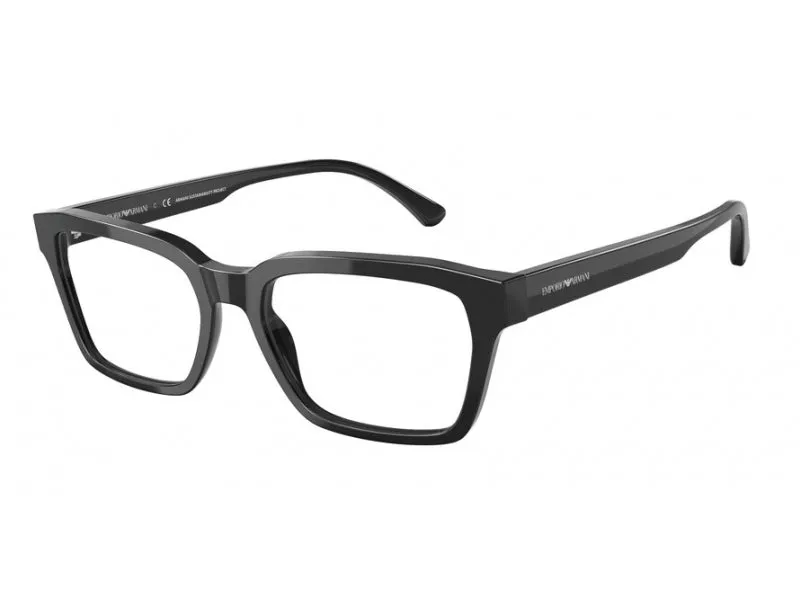 Emporio Armani EA3192 5875 Montature da vista Acetato Nero Squadrata - immagine 1