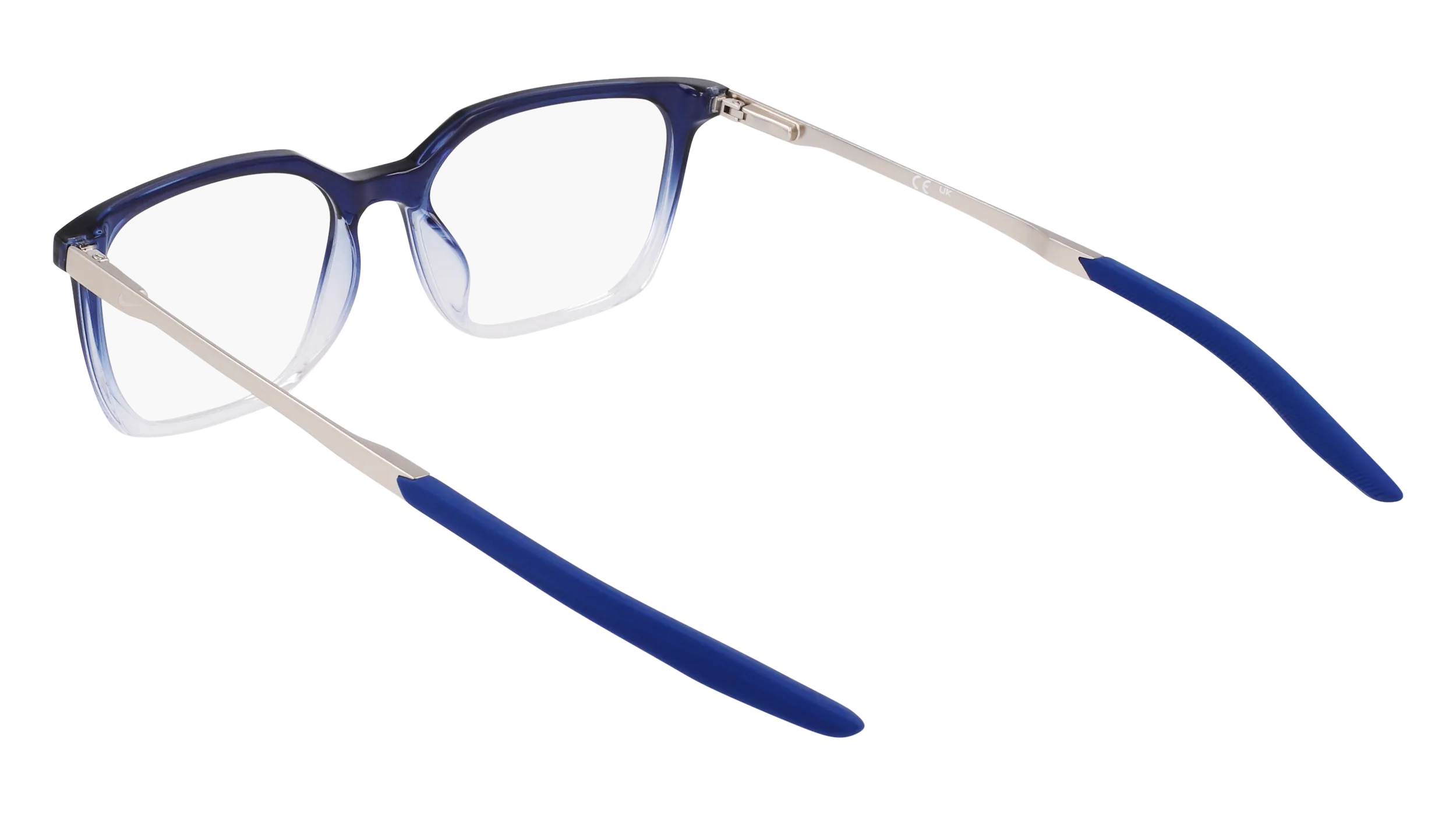 Nike NIKE 7227 N 416 Montature da vista Bio-iniettato Blu Squadrata Normale - immagine 4