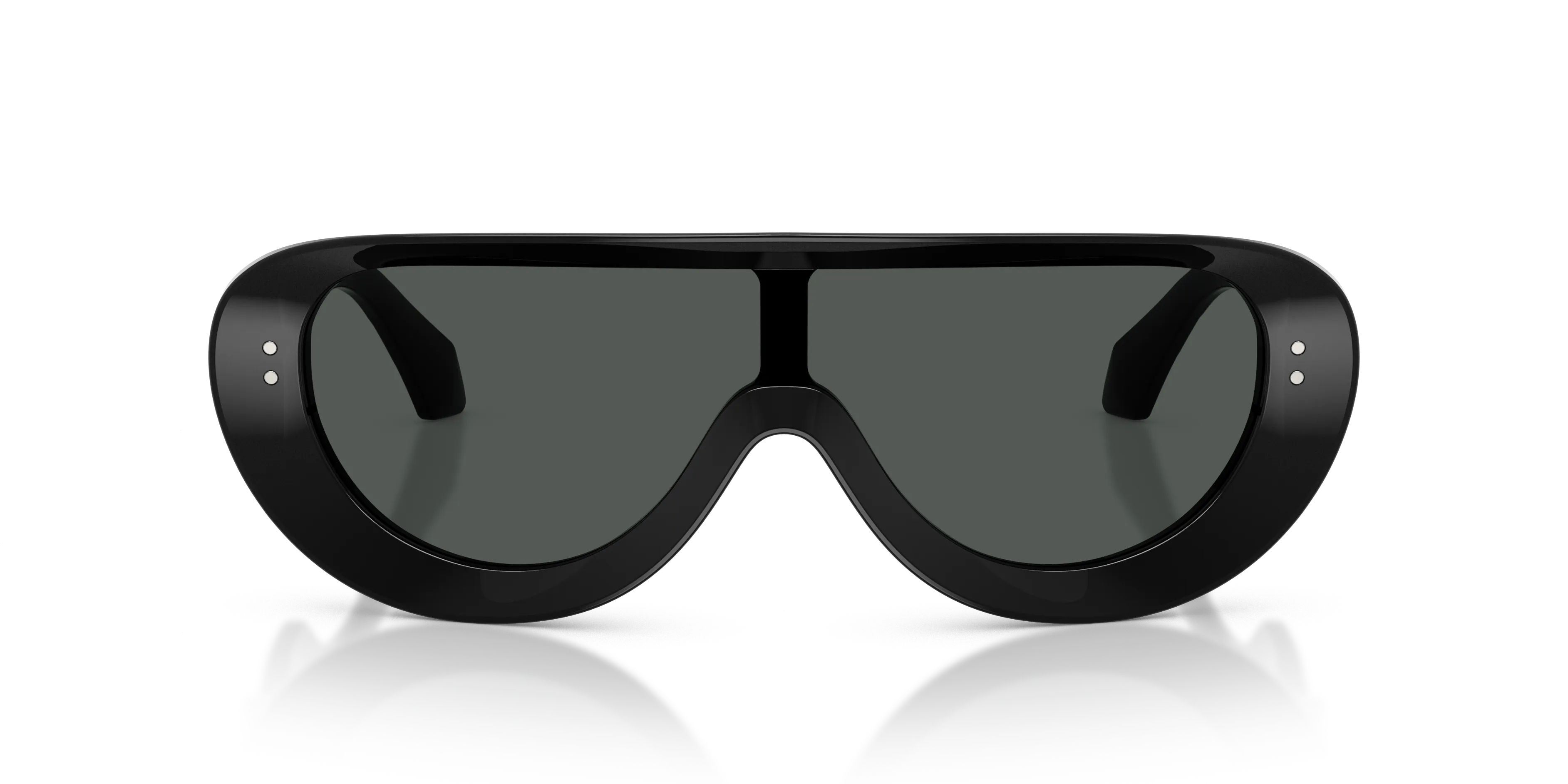 Versace VE4521U GB1/87 Occhiali da sole Acetato Nero Grigio Pilot Normale - immagine 3