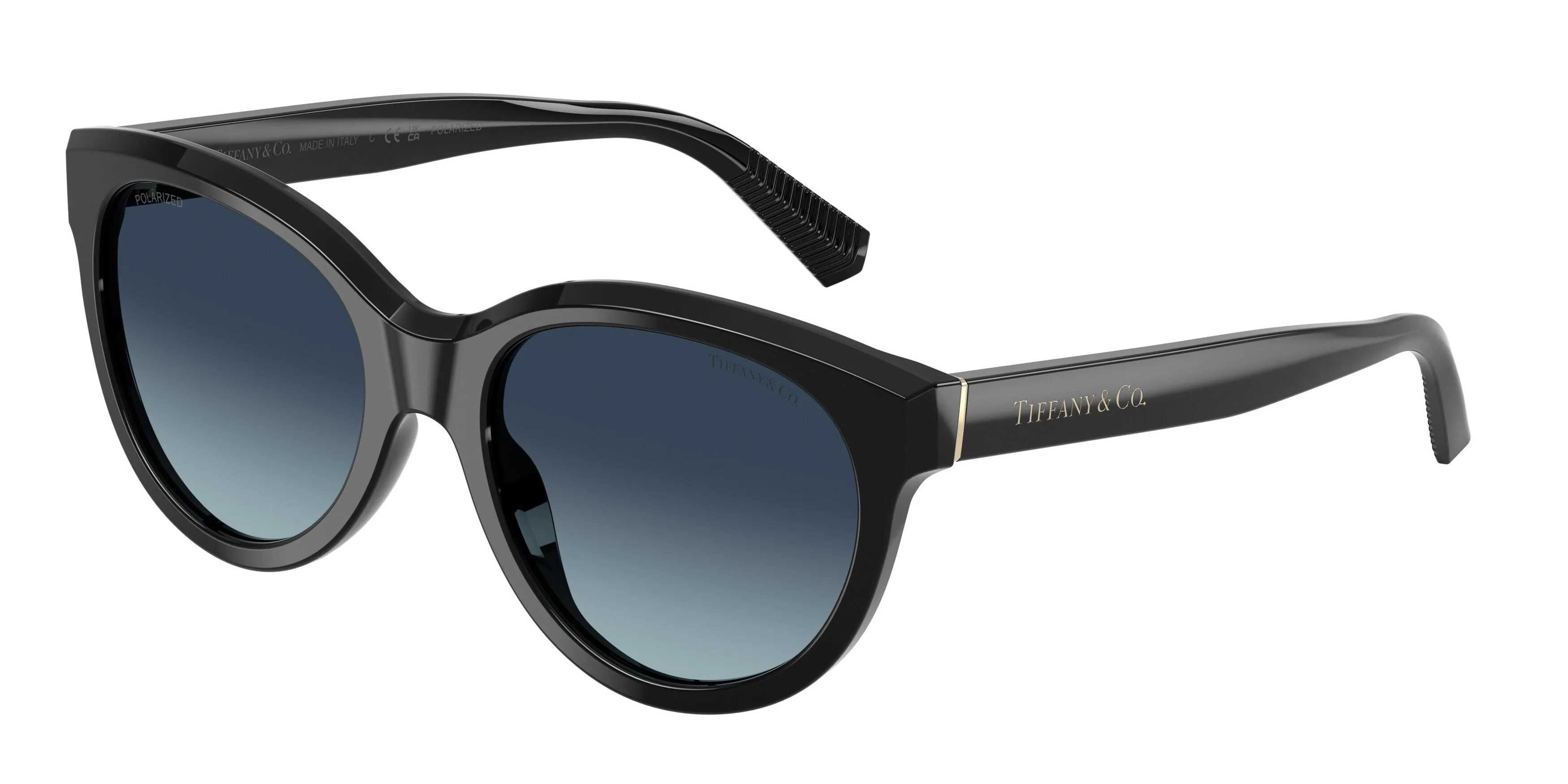 Tiffany TF4271 80014U Occhiali da sole Acetato Nero Cat Eye Polarizzata Sfumato - immagine 1