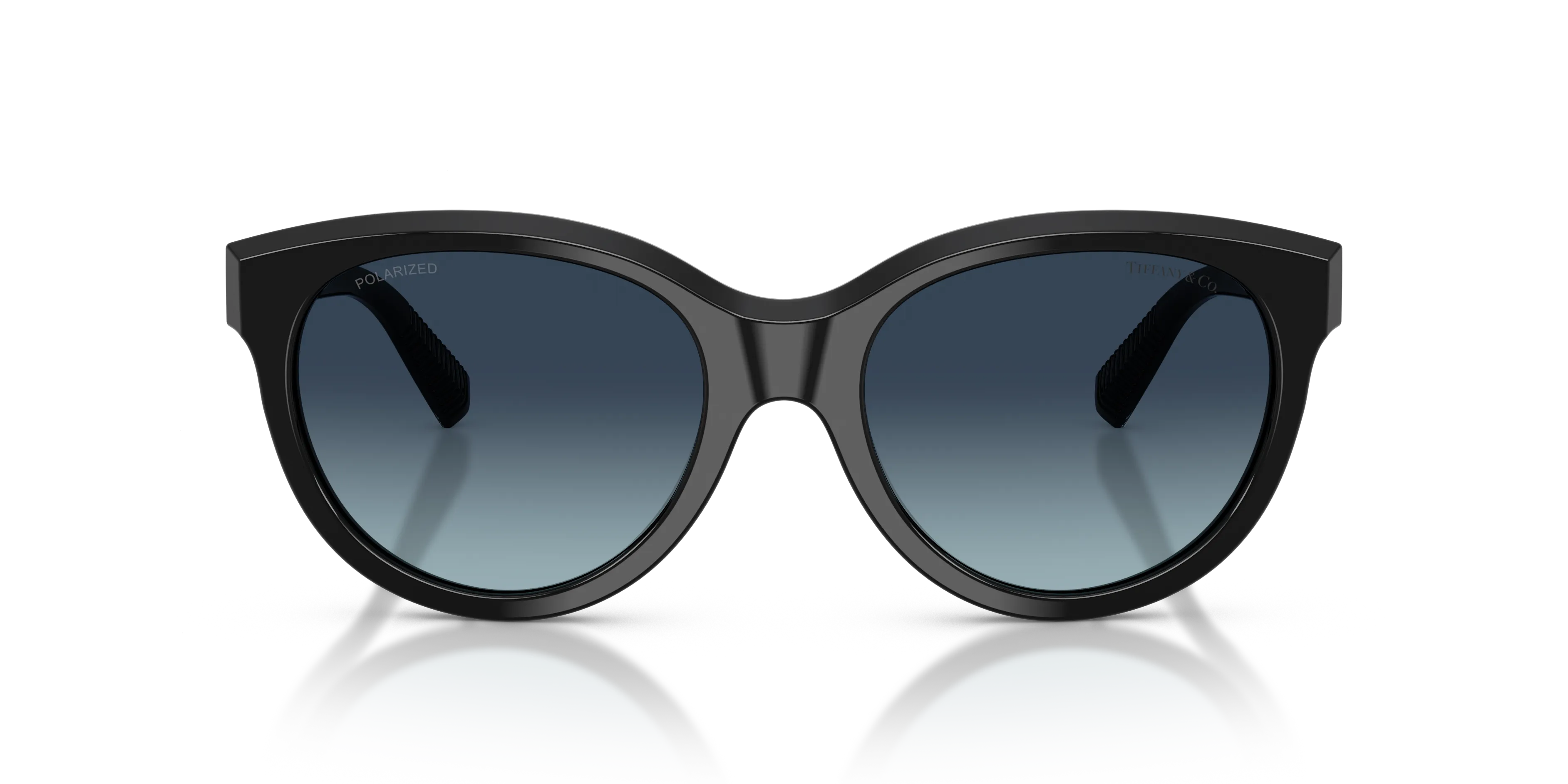 Tiffany TF4271 80014U Occhiali da sole Acetato Nero Cat Eye Polarizzata Sfumato - immagine 3