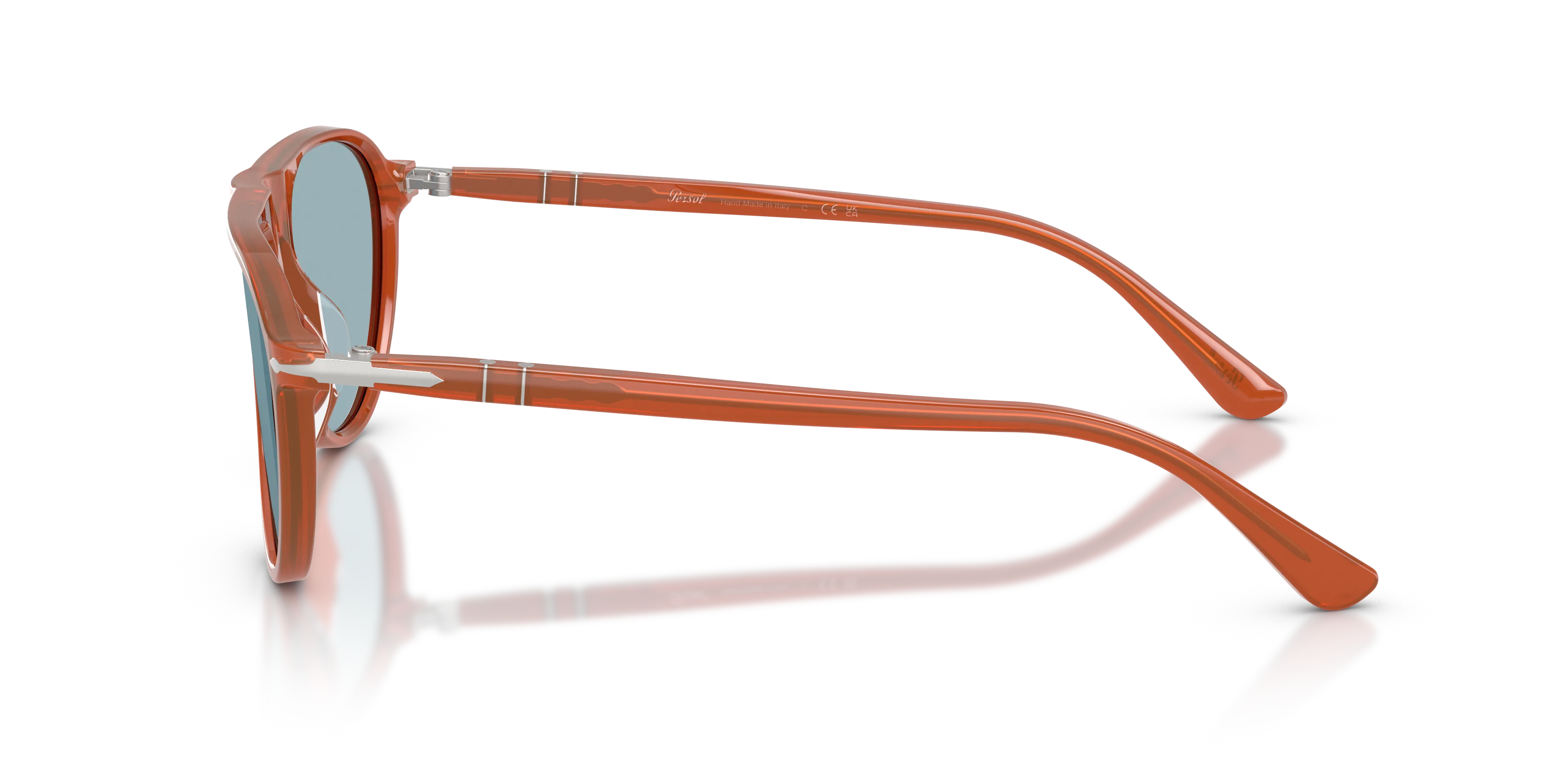 Persol PO3404S 125262 Occhiali da sole Acetato Oro Pilot Normale - immagine 4
