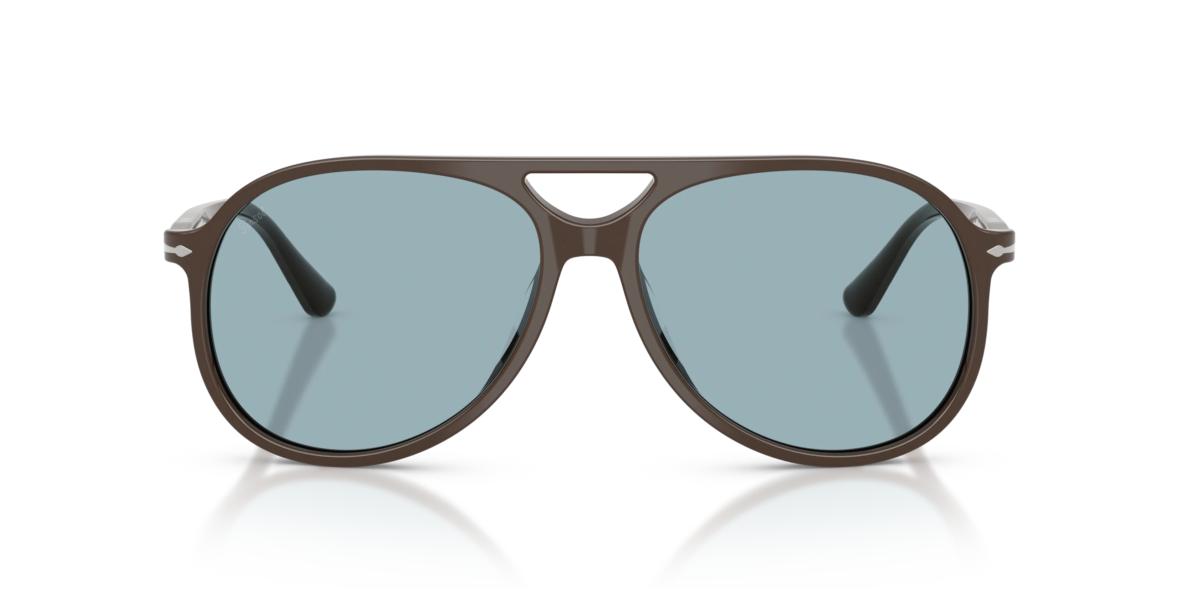 Persol PO3403S WALTER 124762 Occhiali da sole Acetato Marrone Pilot Normale - immagine 3