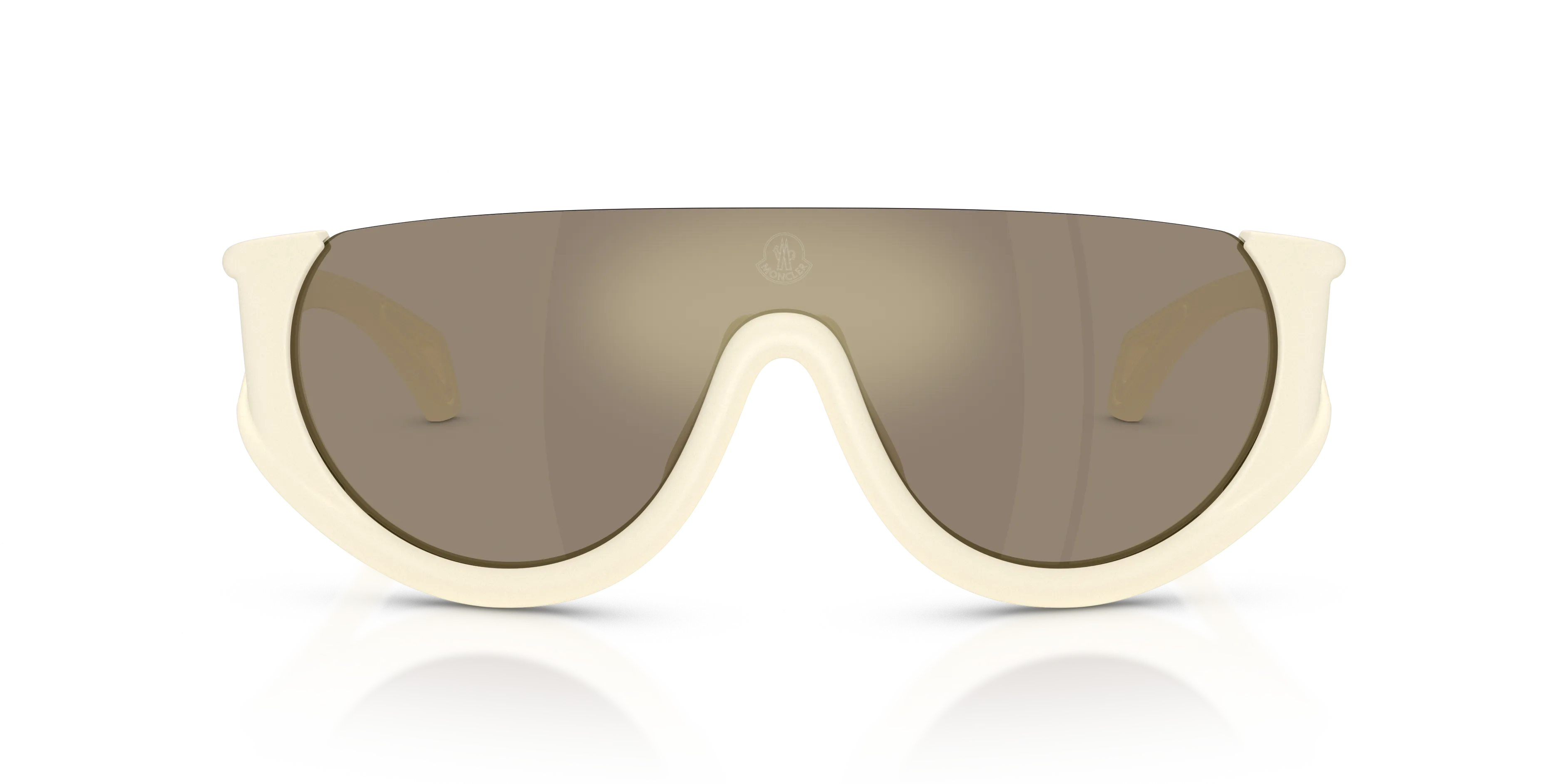Moncler ME8022 PULSER 50485A Occhiali da sole Iniettato Bianco Oro Geometrica Normale - immagine 3