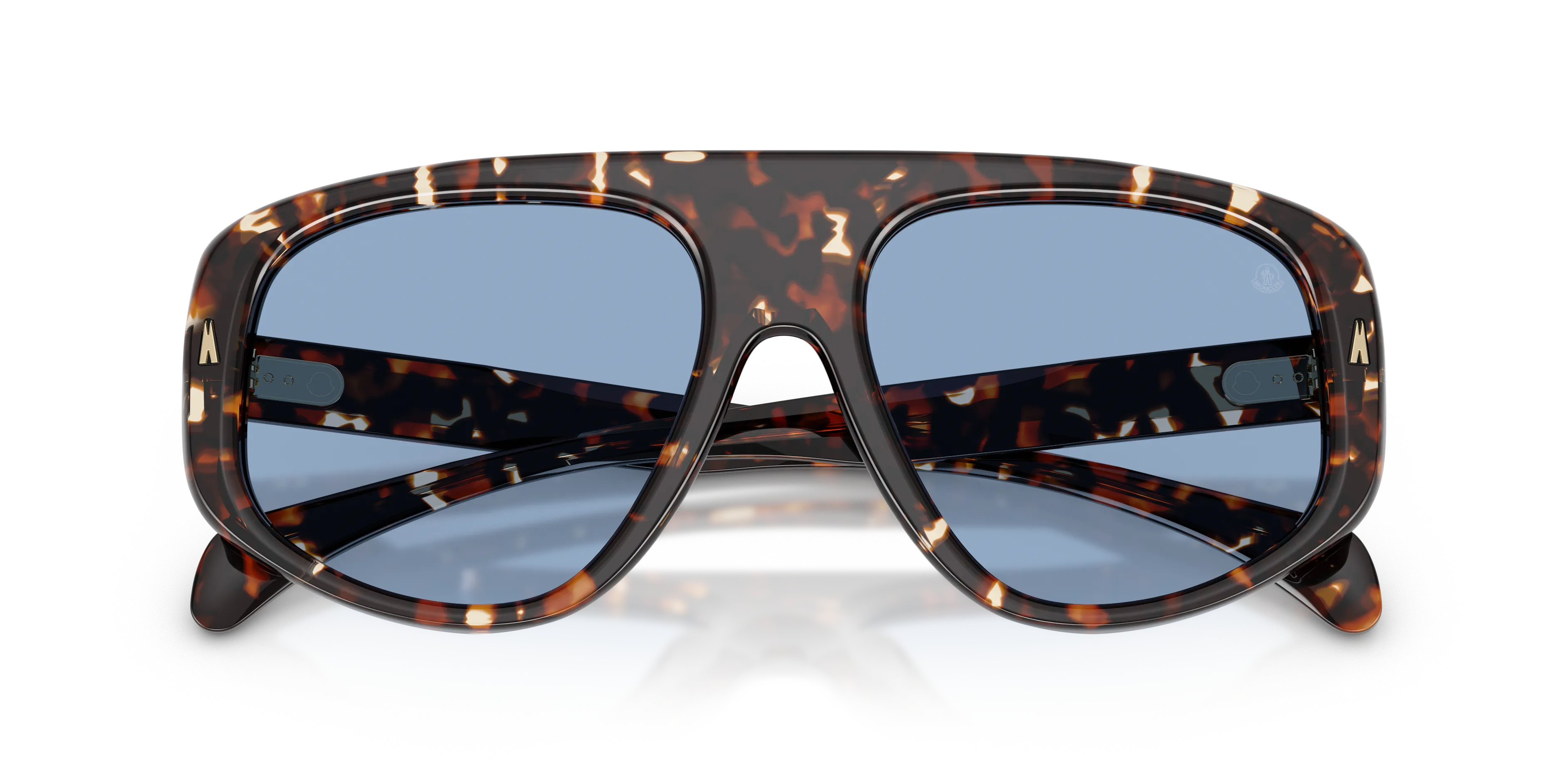 Moncler ME6035U AURON 304880 Occhiali da sole Acetato Tartaruga Pilot Normale - immagine 2