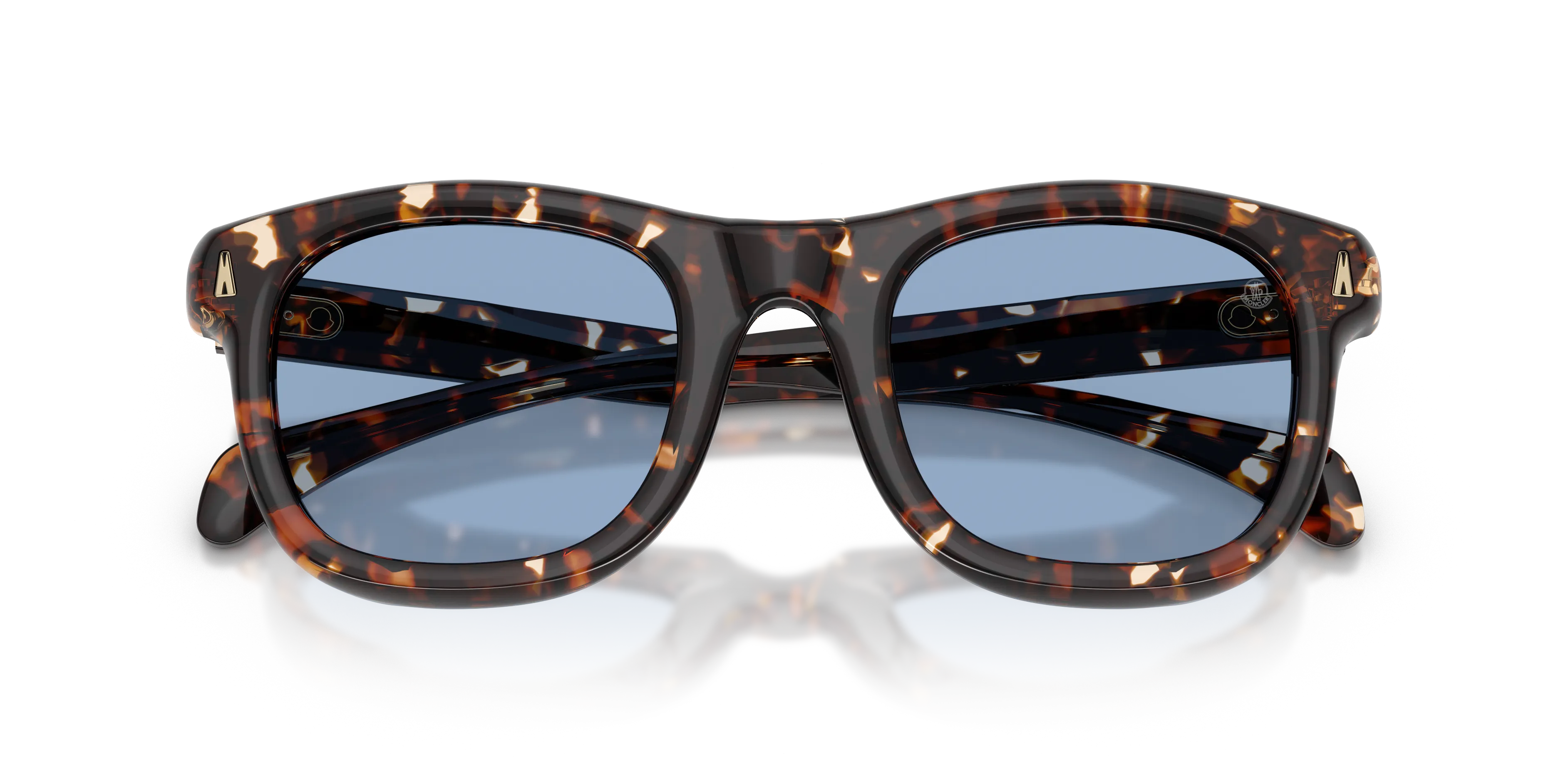 Moncler ME6034 NOIRR 304880 Occhiali da sole Acetato Tartaruga Squadrata Normale - immagine 2