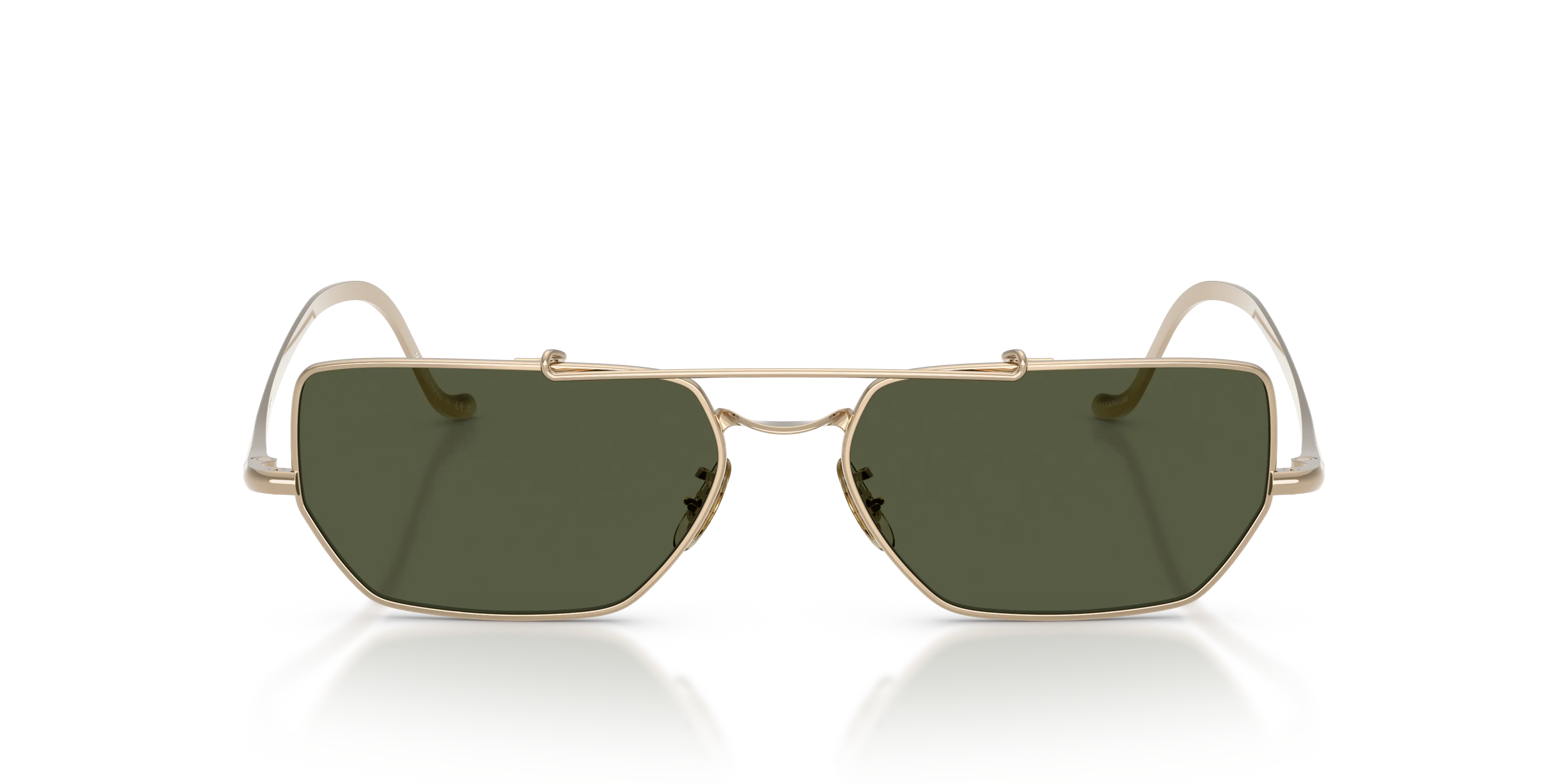 Oliver Peoples OV1385ST EDITION 7 534852 Occhiali da sole Titanio Oro Geometrica Normale - immagine 3