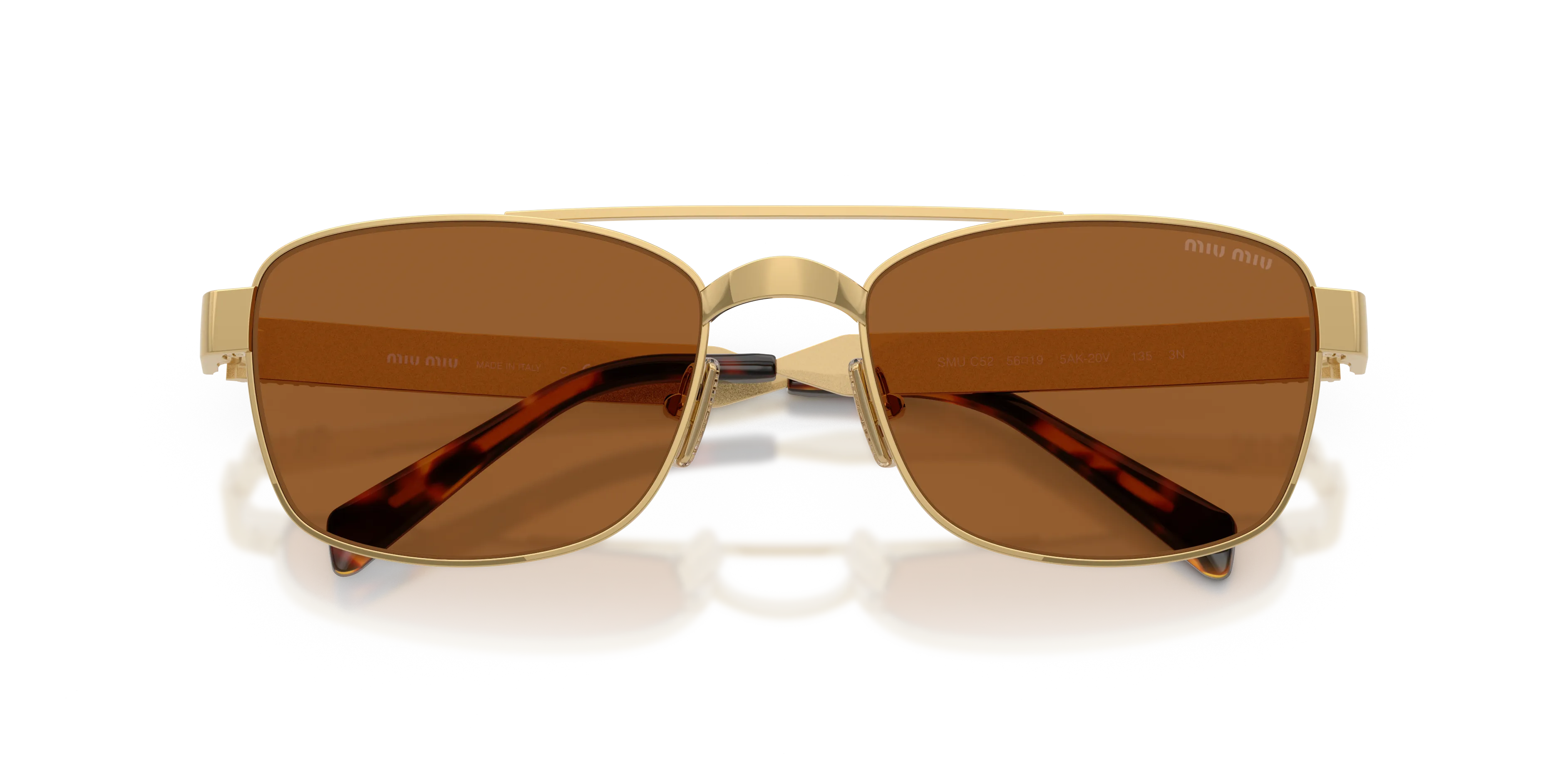 Miu Miu Miu Miu MU C52S 5AK20V Occhiali da sole Squadrata Normale - immagine 2