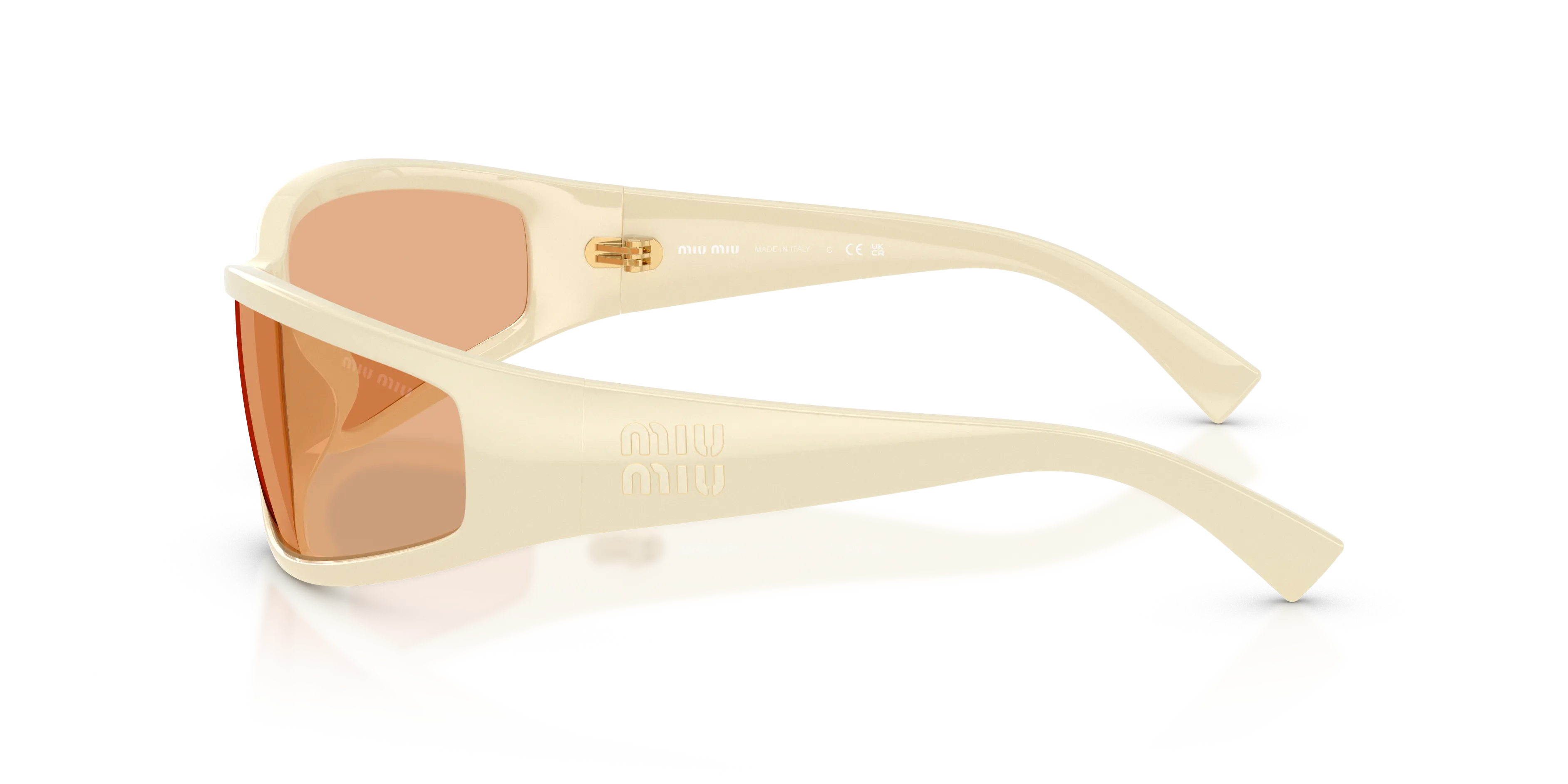 Miu Miu Miu Miu MU C06SU 21D90X Occhiali da sole Geometrica Normale - immagine 4