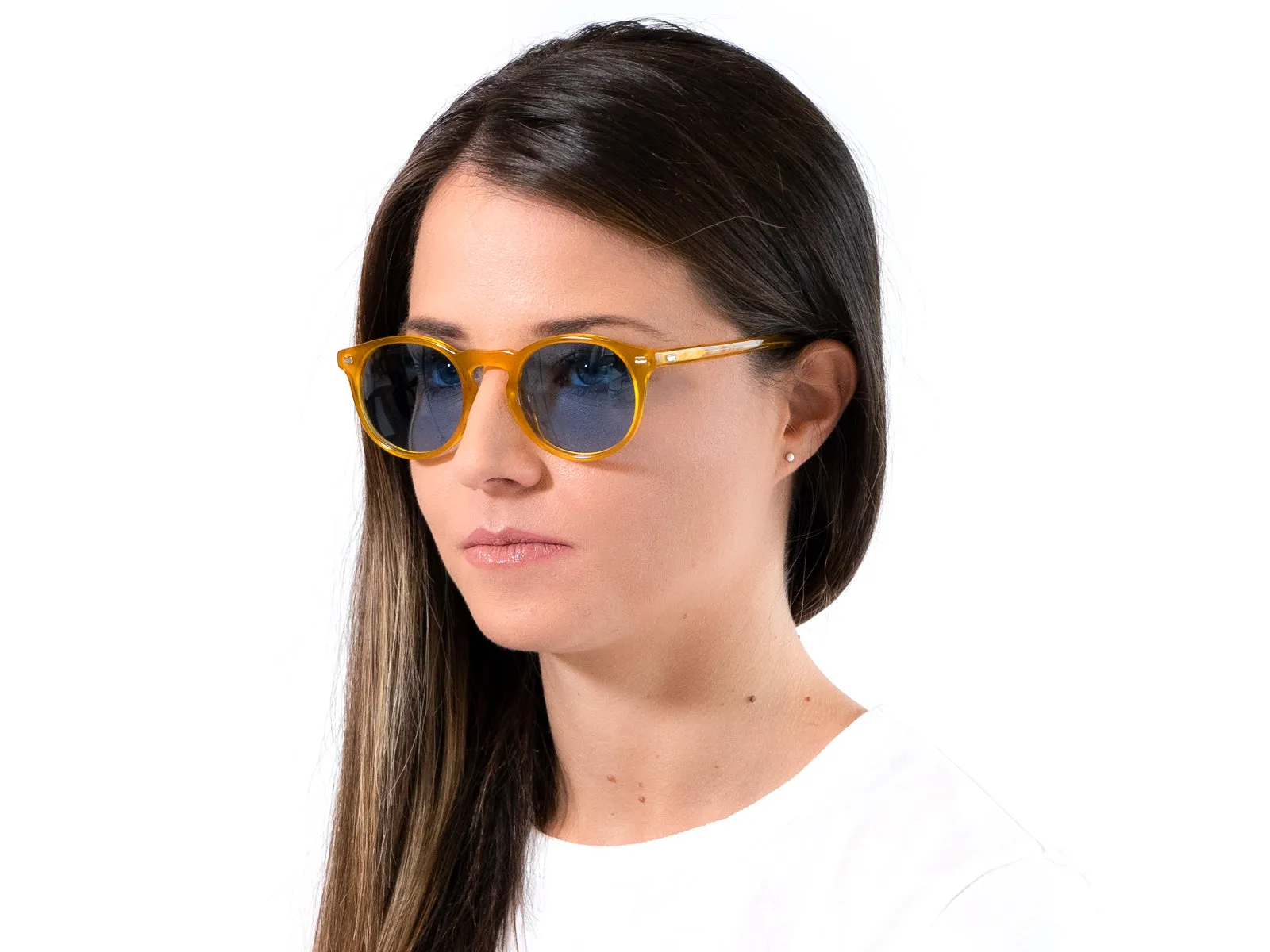 XLAB Unisex TASMANIA Occhiali da sole Acetato Nero Marrone Pantos Fotocromatico - immagine 4