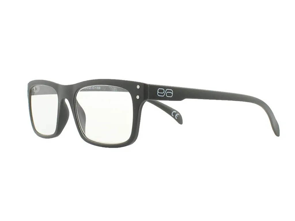 Easy Reading Unisex ER1500 Occhiali da lettura Plastica Grigio Squadrata - immagine 4