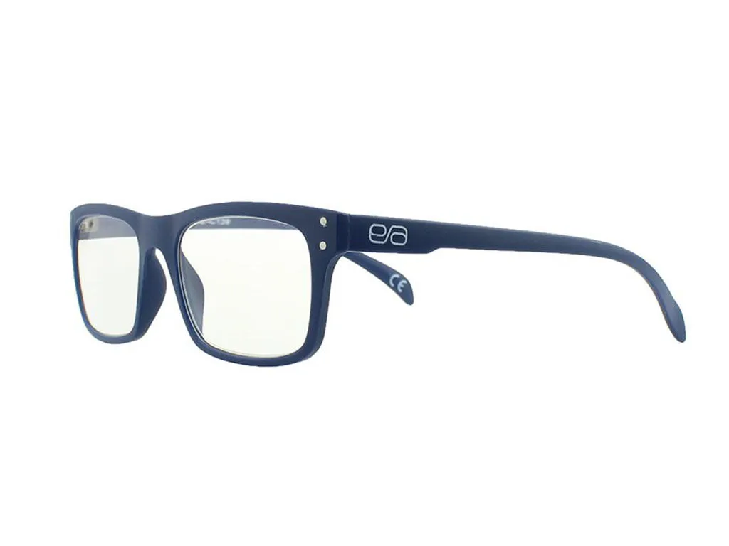 Easy Reading Unisex ER1500 Occhiali da lettura Plastica Verde Squadrata - immagine 2