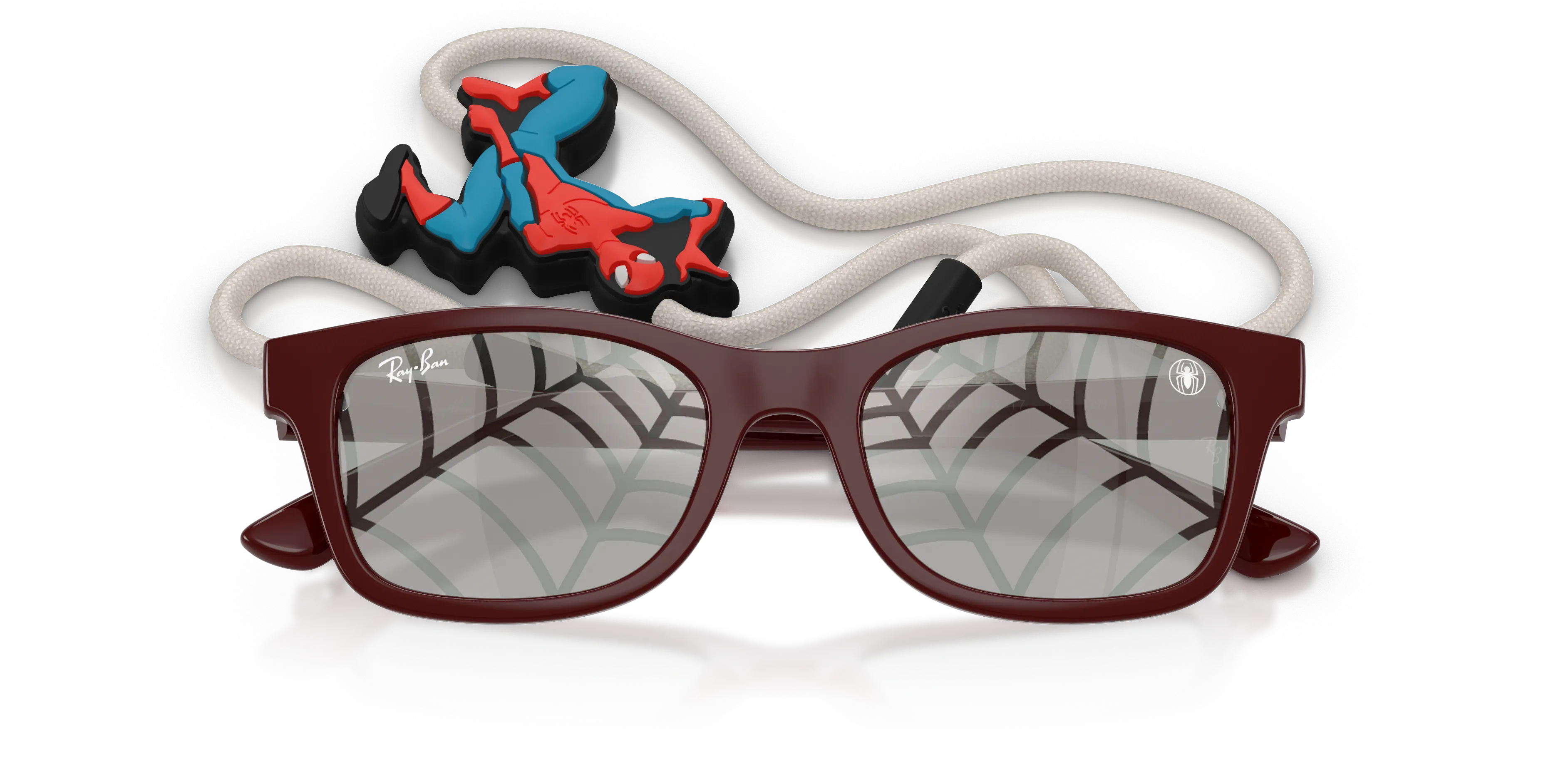 Ray - Ban RJ9086S 7232AI Occhiali da sole bambino Iniettato Rosso Squadrata Normale - immagine 2
