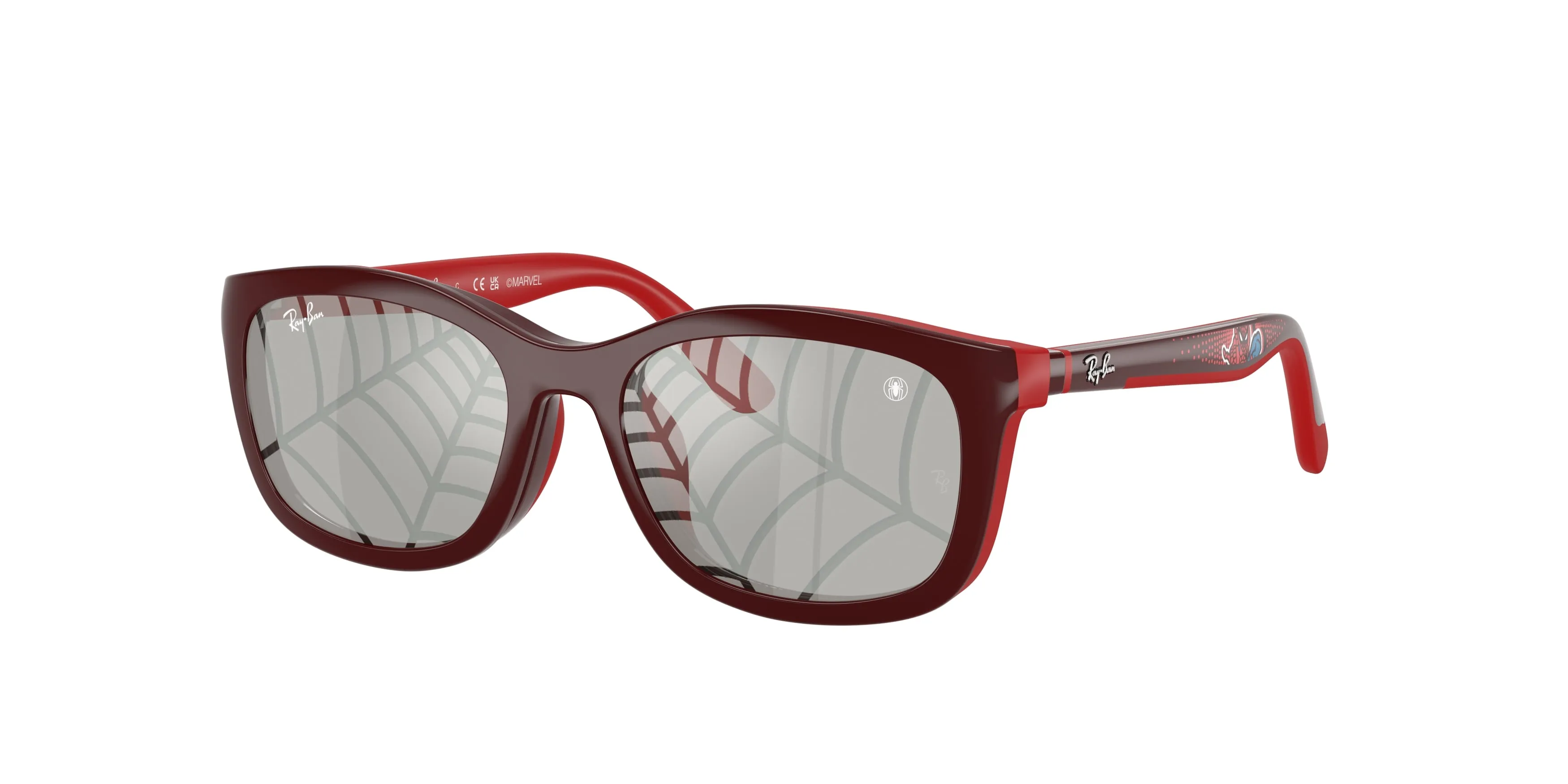 Ray - Ban RJ9644S 7233AI Occhiali da sole bambino Iniettato Rosso Pillow Normale - immagine 1