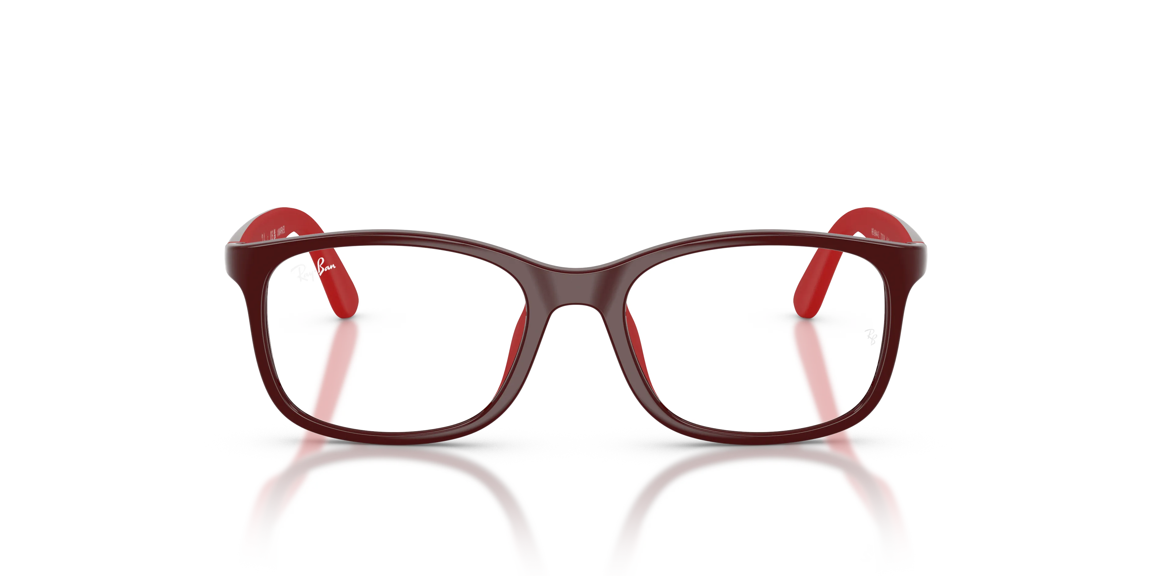 Ray - Ban RJ9644S 7233AI Occhiali da sole bambino Iniettato Rosso Pillow Normale - immagine 3
